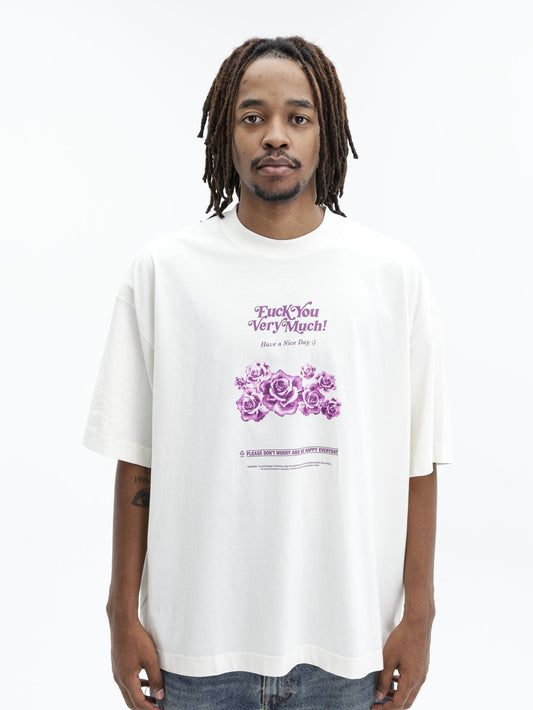 Vetements T-Shirt Fuck You Very Much Vanilla
