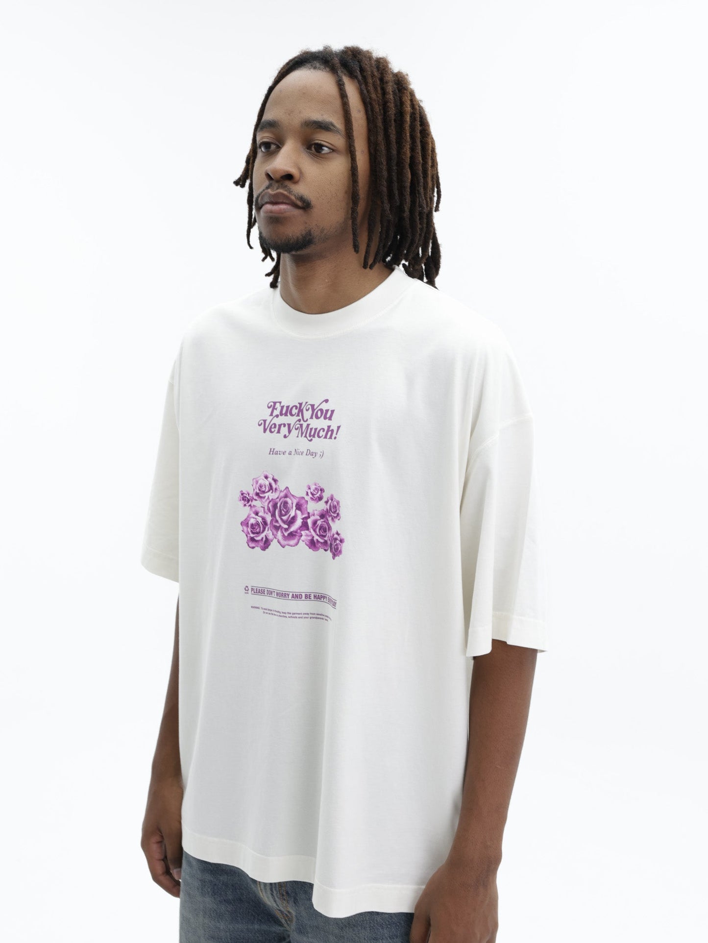 Vetements T-Shirt Fuck You Very Much Vanilla