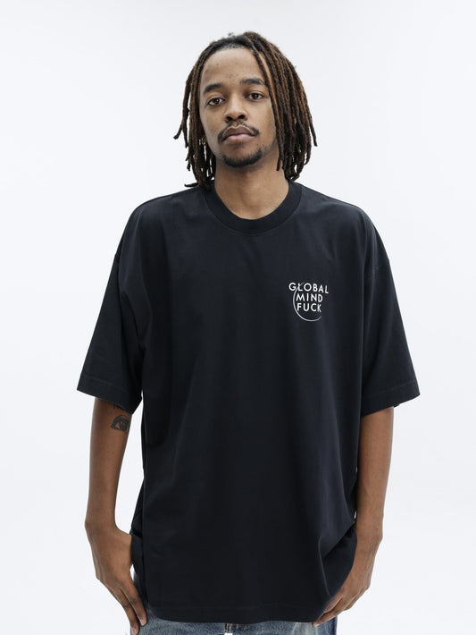 Vetements T-Shirt Global Mf Black