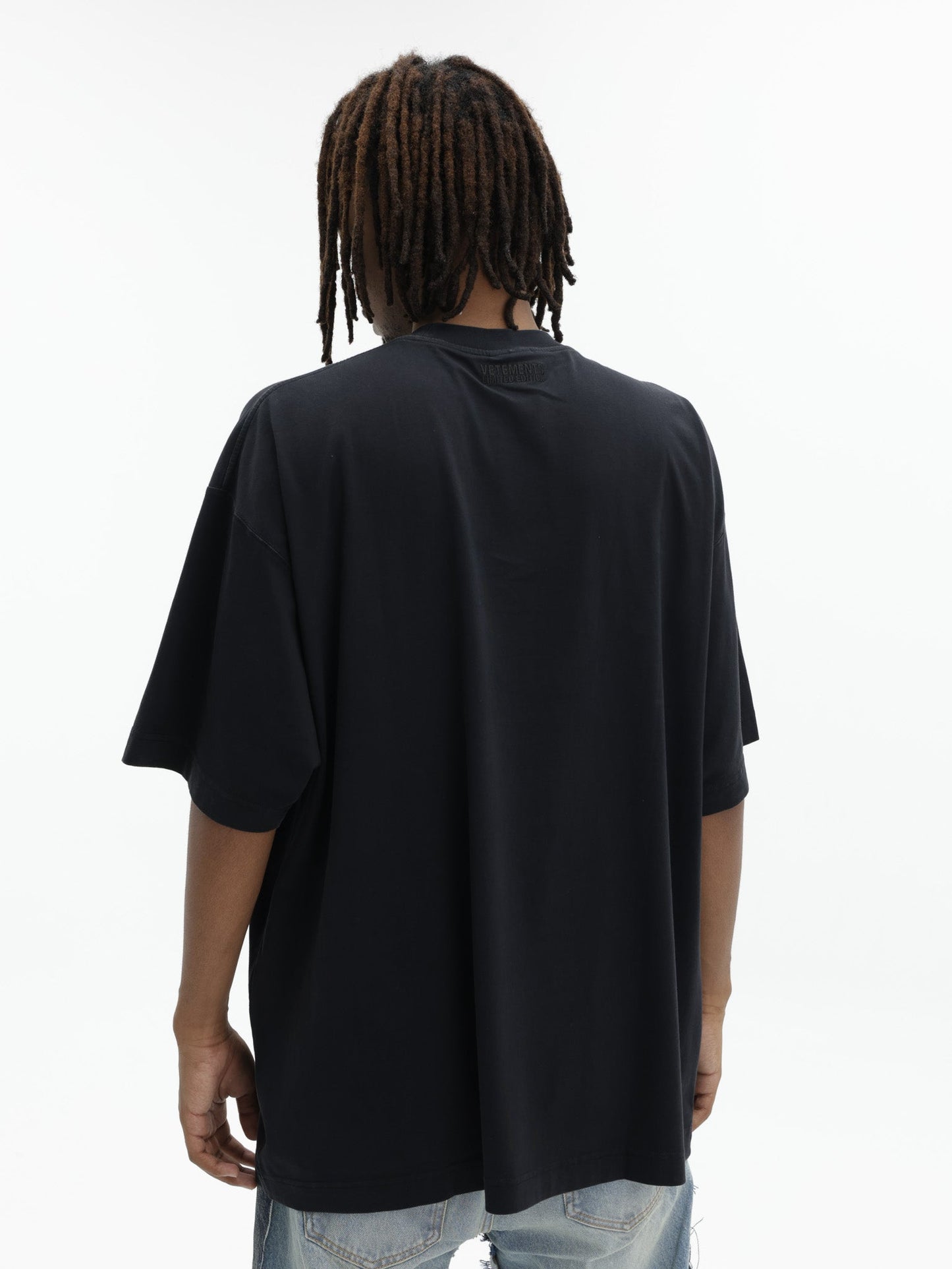 Vetements T-Shirt Global Mf Black