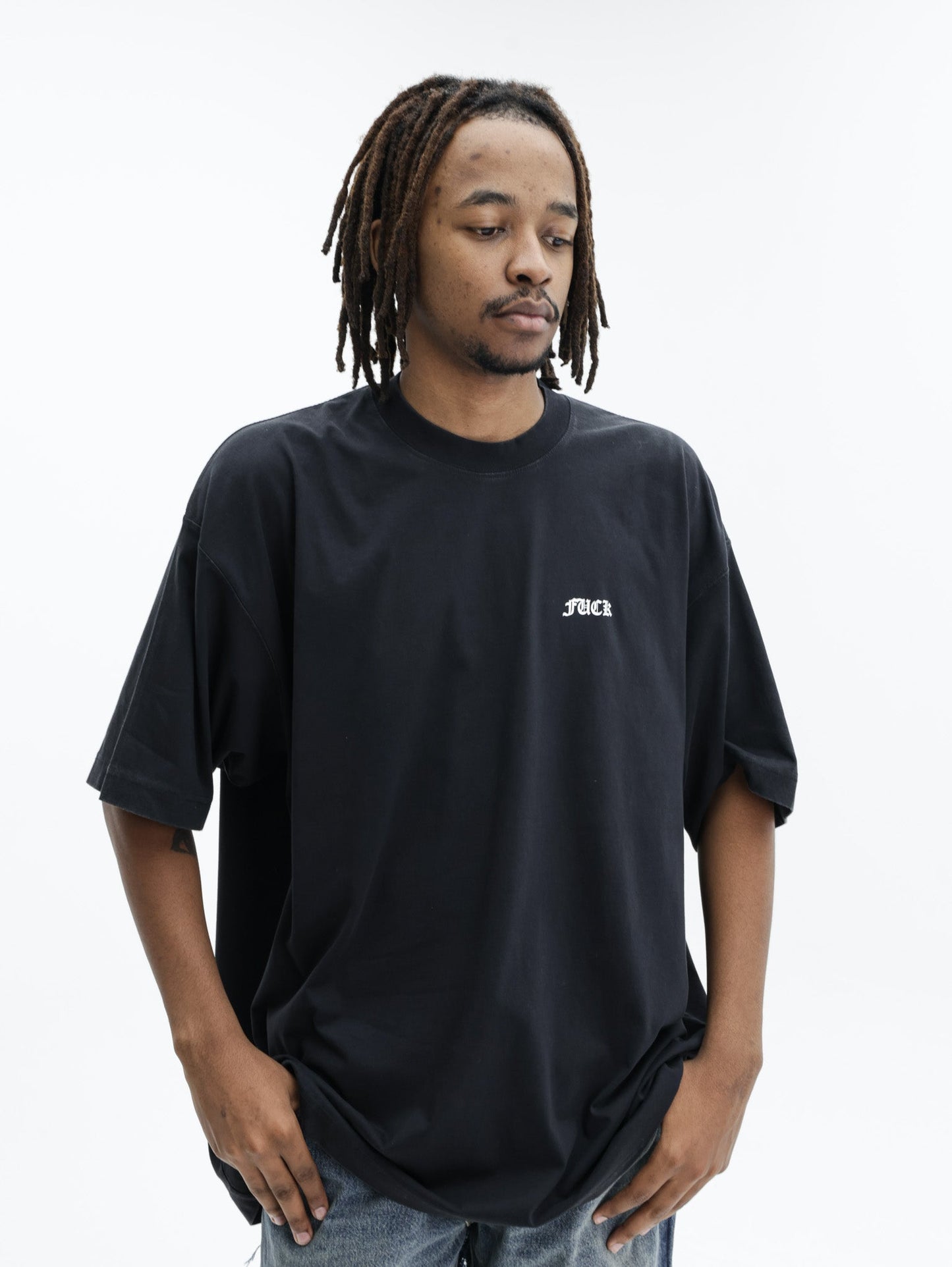 Vetements T-Shirt Fu Black