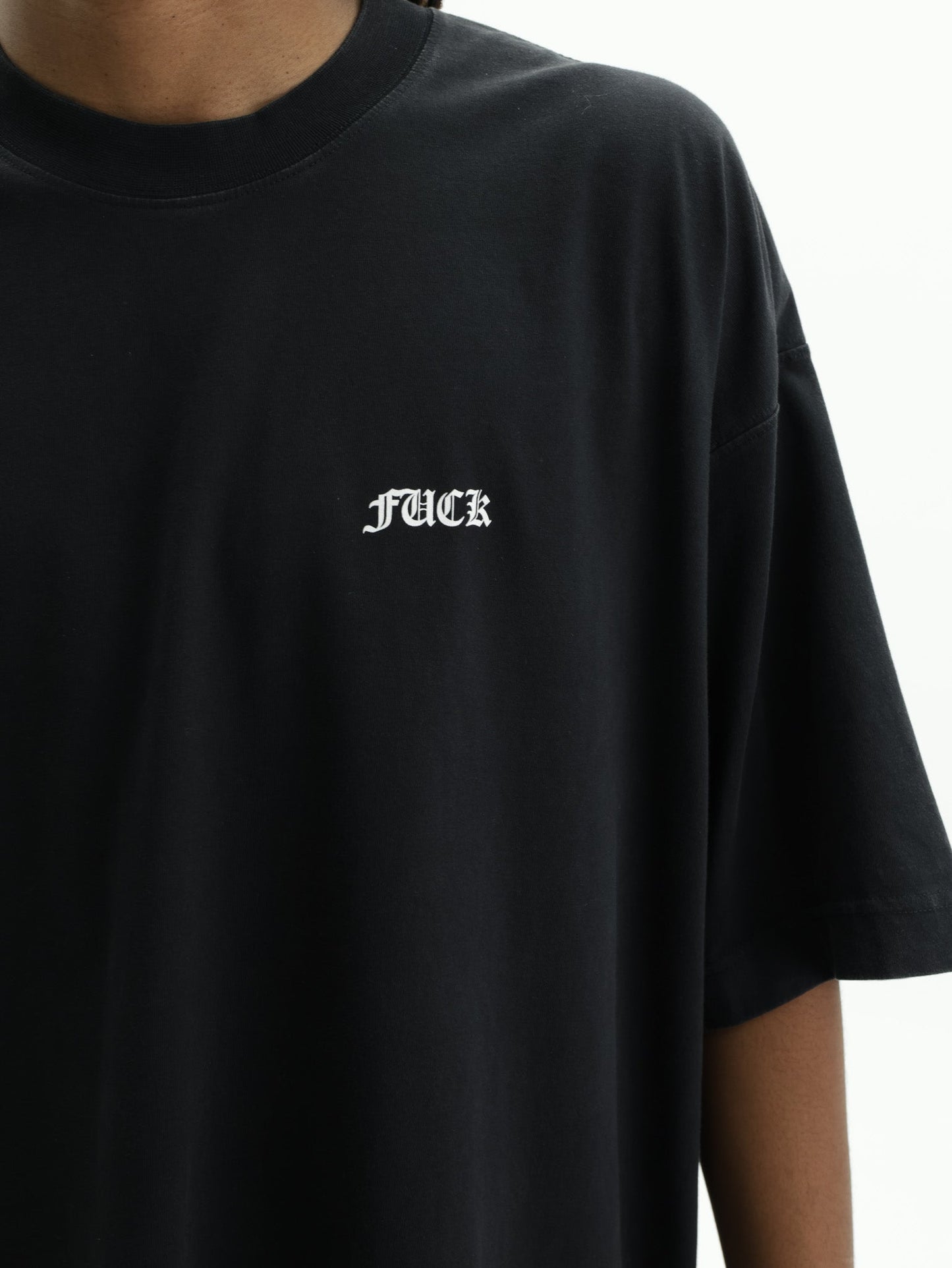 Vetements T-Shirt Fu Black