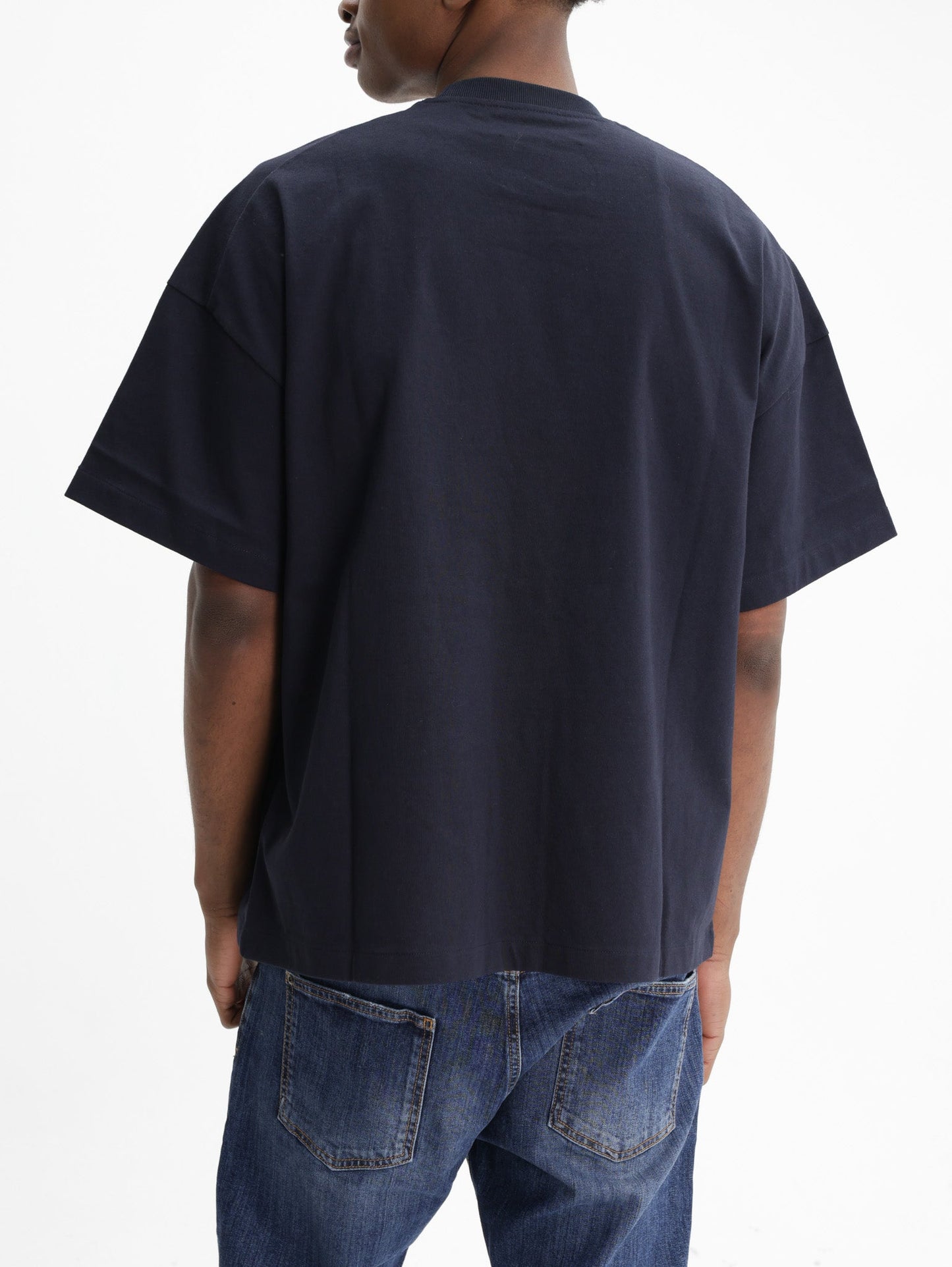 Jil Sander T-Shirt Print Crew Oversized Black