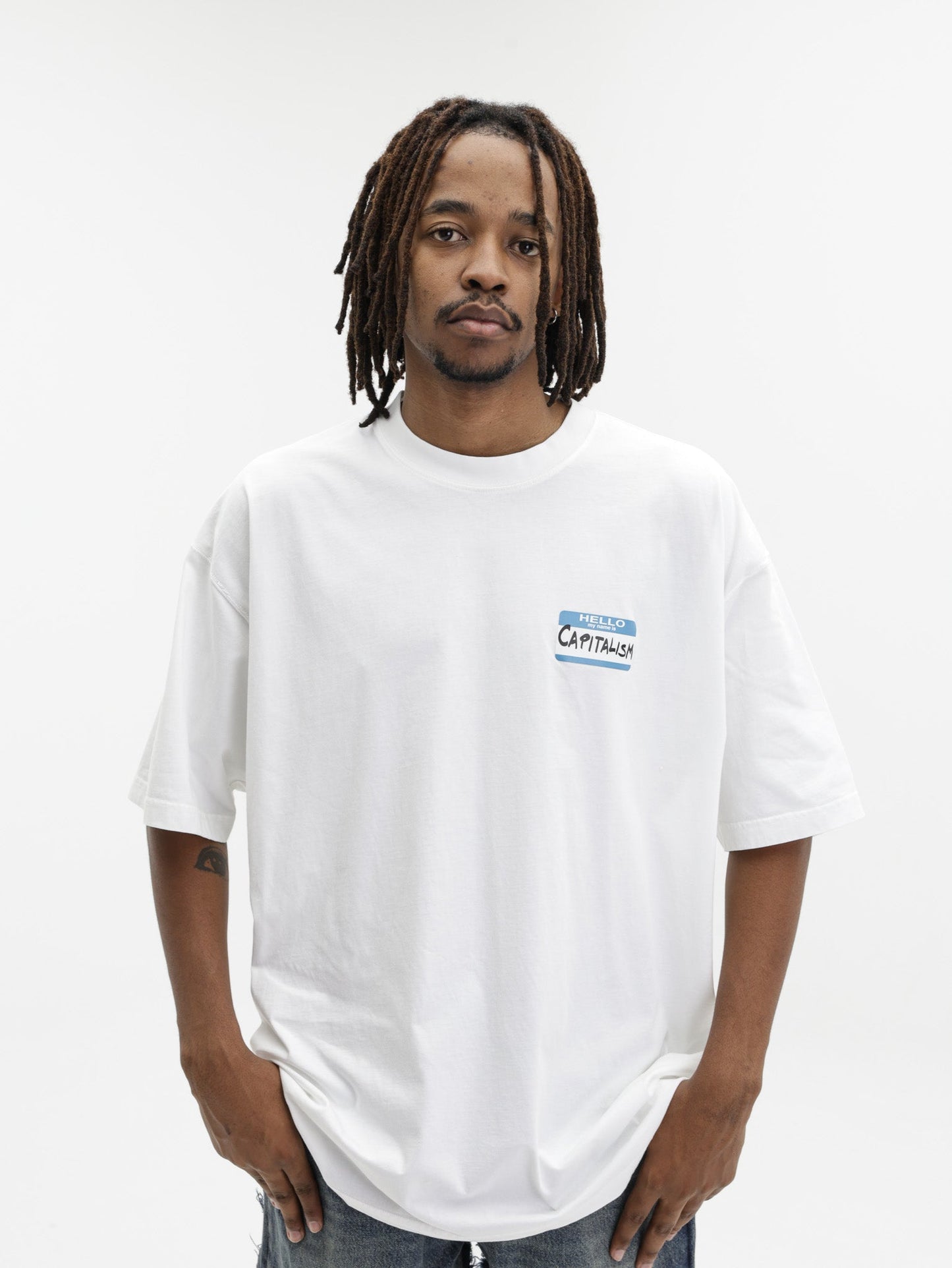 Vetements T-Shirt Sticker White