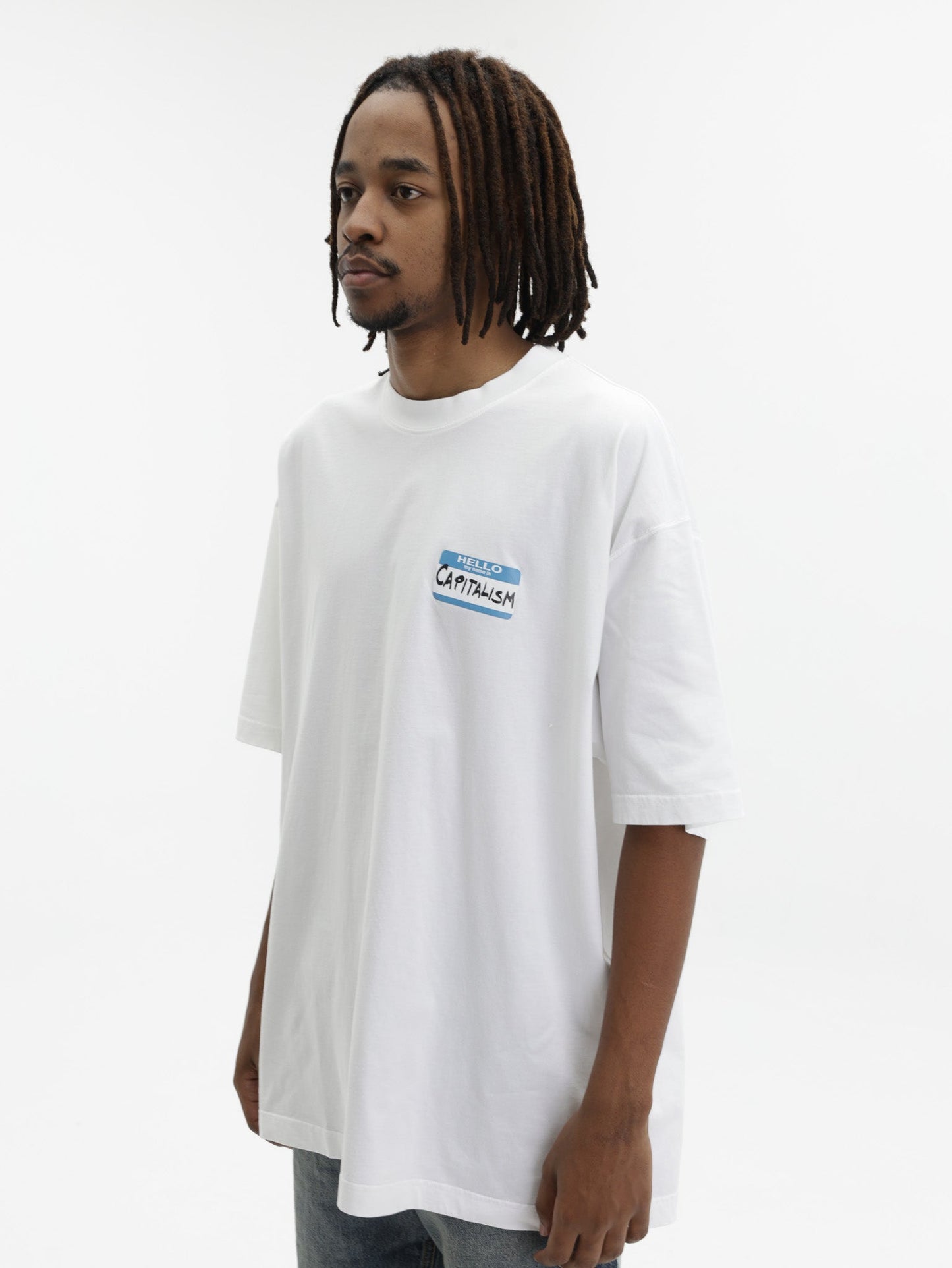 Vetements T-Shirt Sticker White