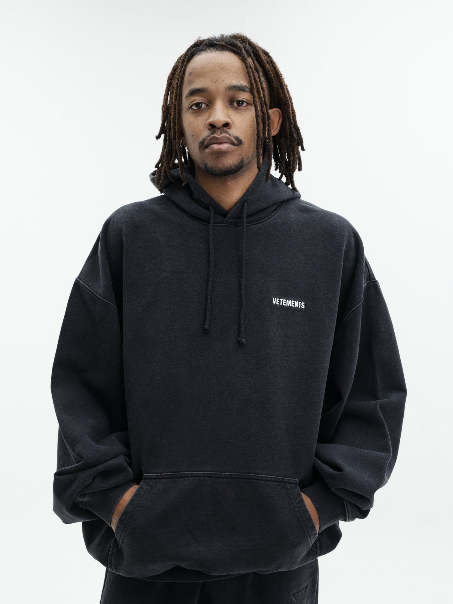 Vetements Hoodie Iconic Logo Black