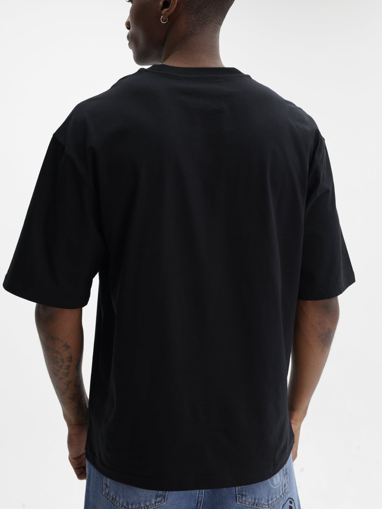 Iceberg Jeans T-Shirt Purple Smiley Print Black