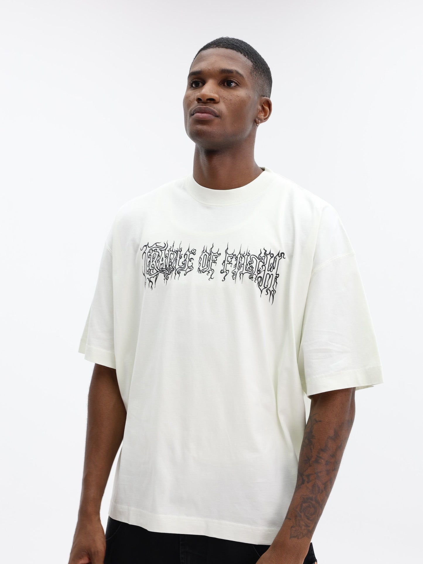 Vetements T-Shirt Cof Logo Regular  White