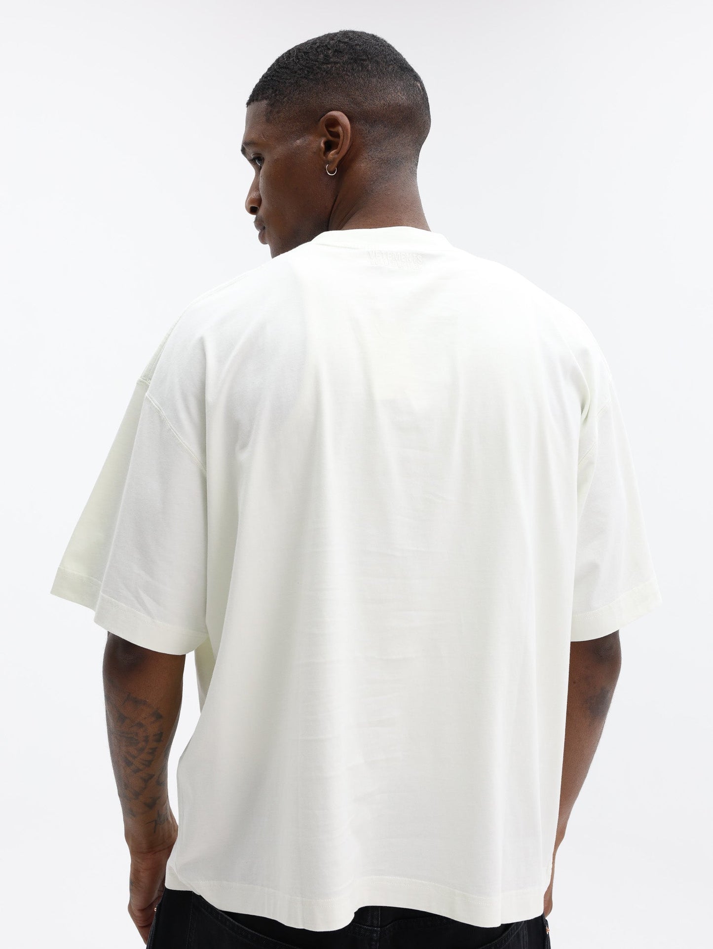 Vetements T-Shirt Cof Logo Regular  White