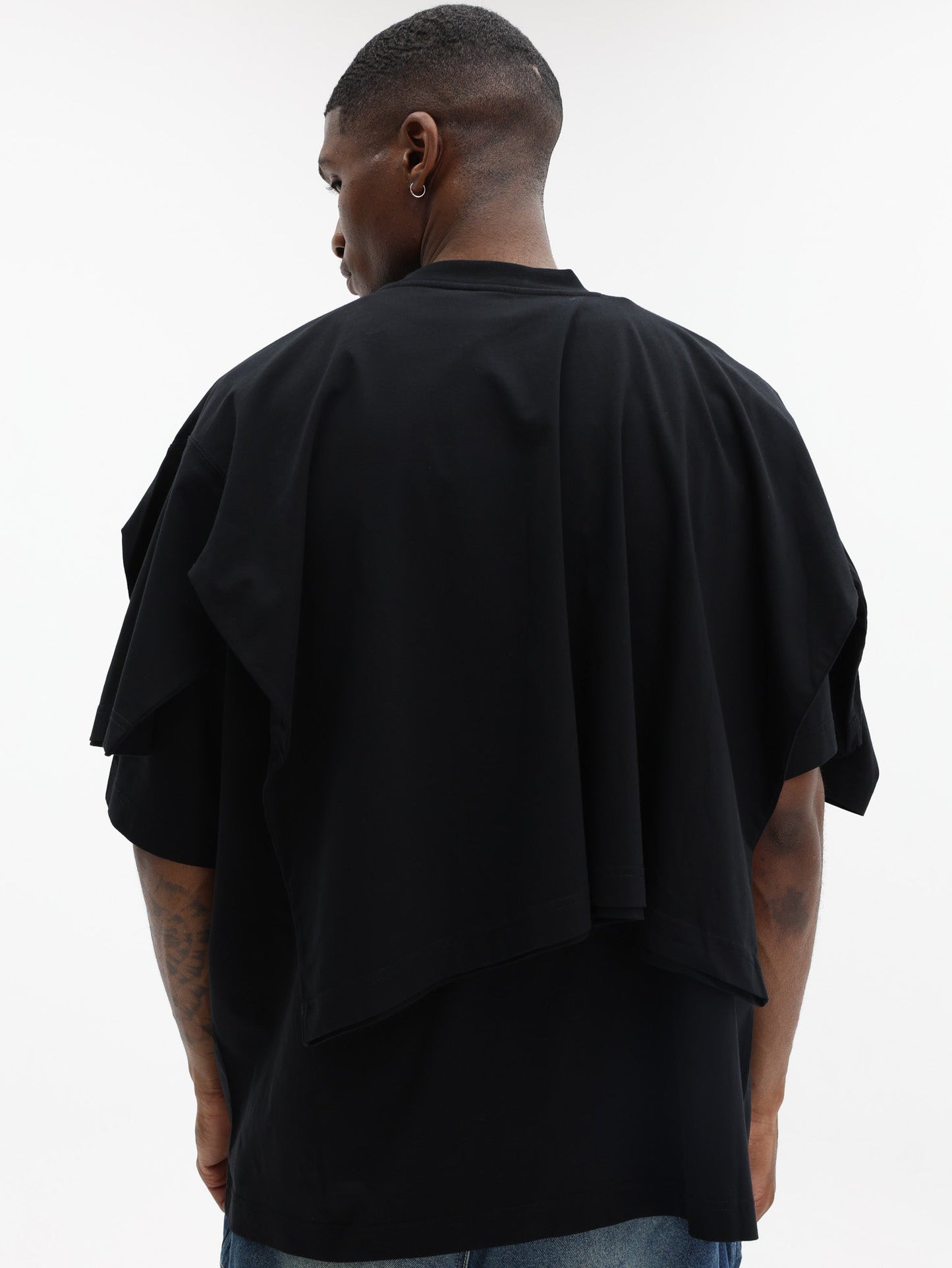 Vetements T-Shirt Double Layered Black