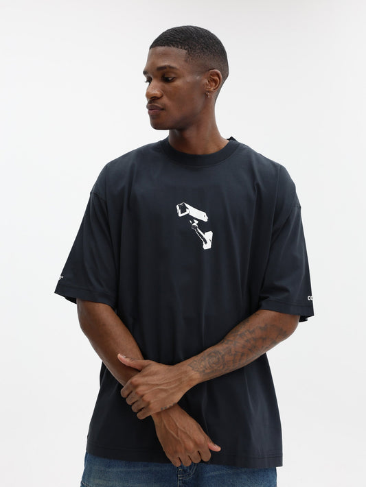 Vetements T-Shirt Cctv Oversized  Black