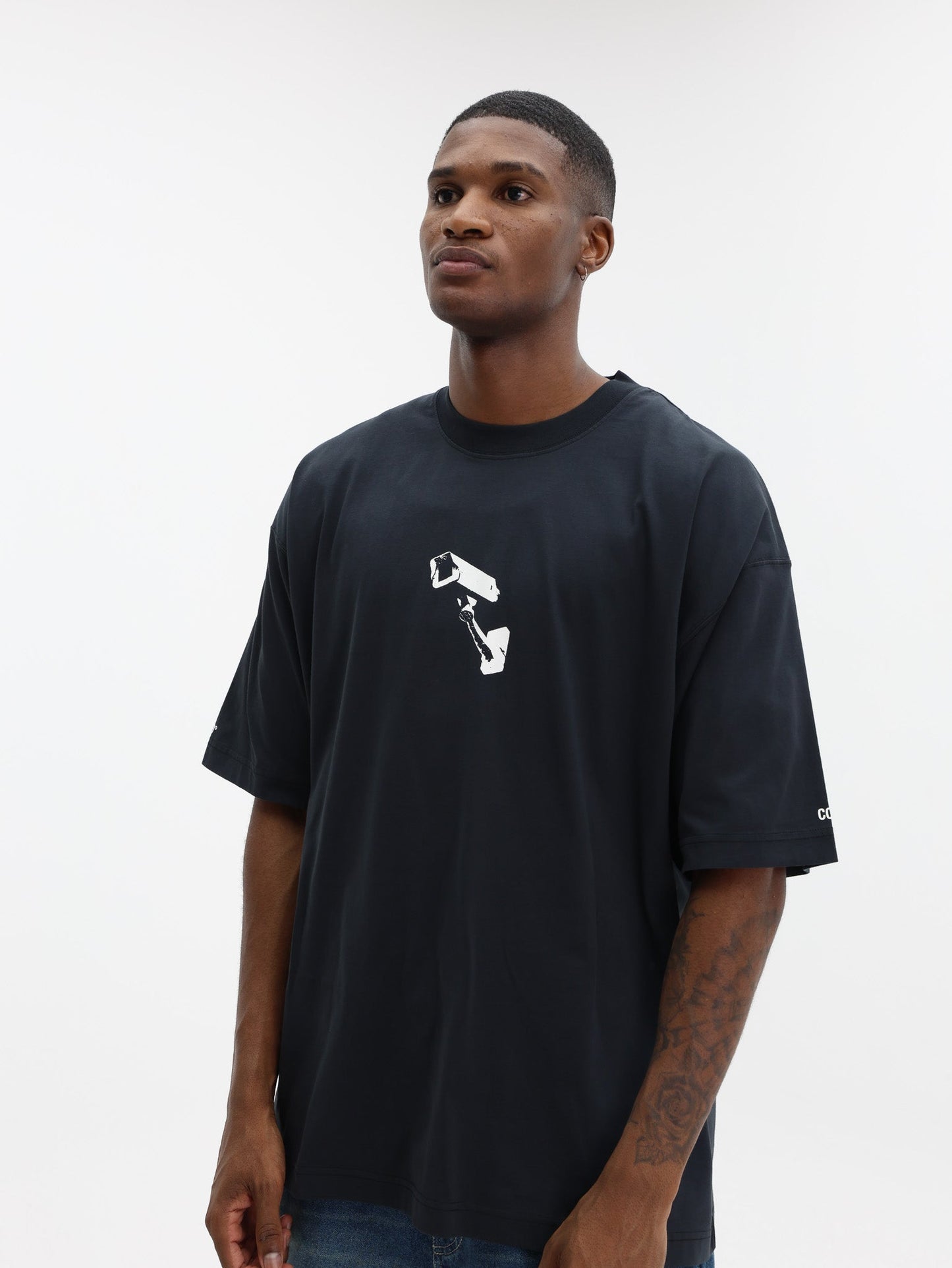 Vetements T-Shirt Cctv Oversized  Black