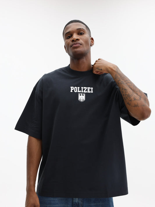 Vetements T-Shirt Polizei Regular Black