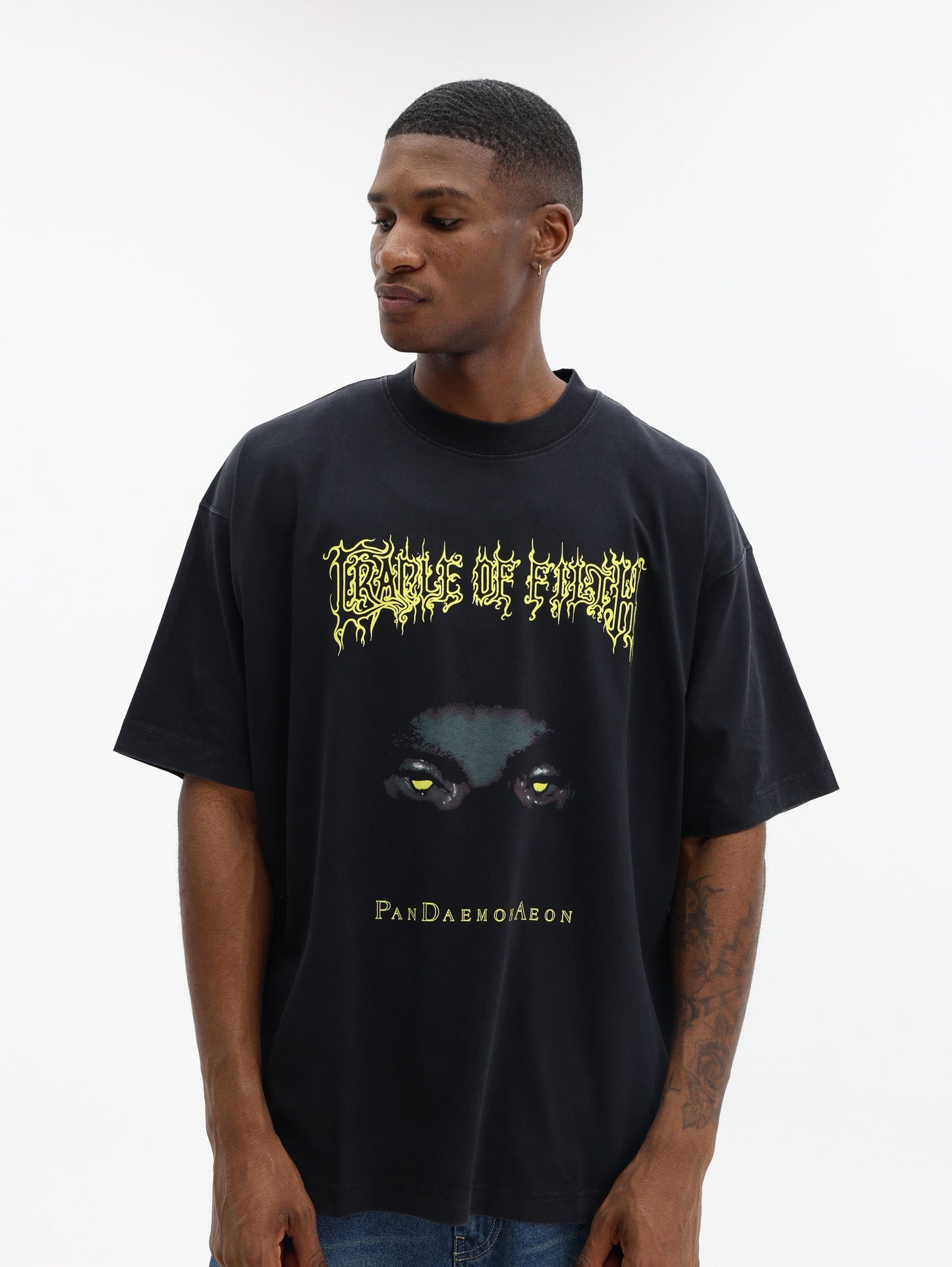 Vetements T-Shirt Cof Pandaemonaeon Oversized Black