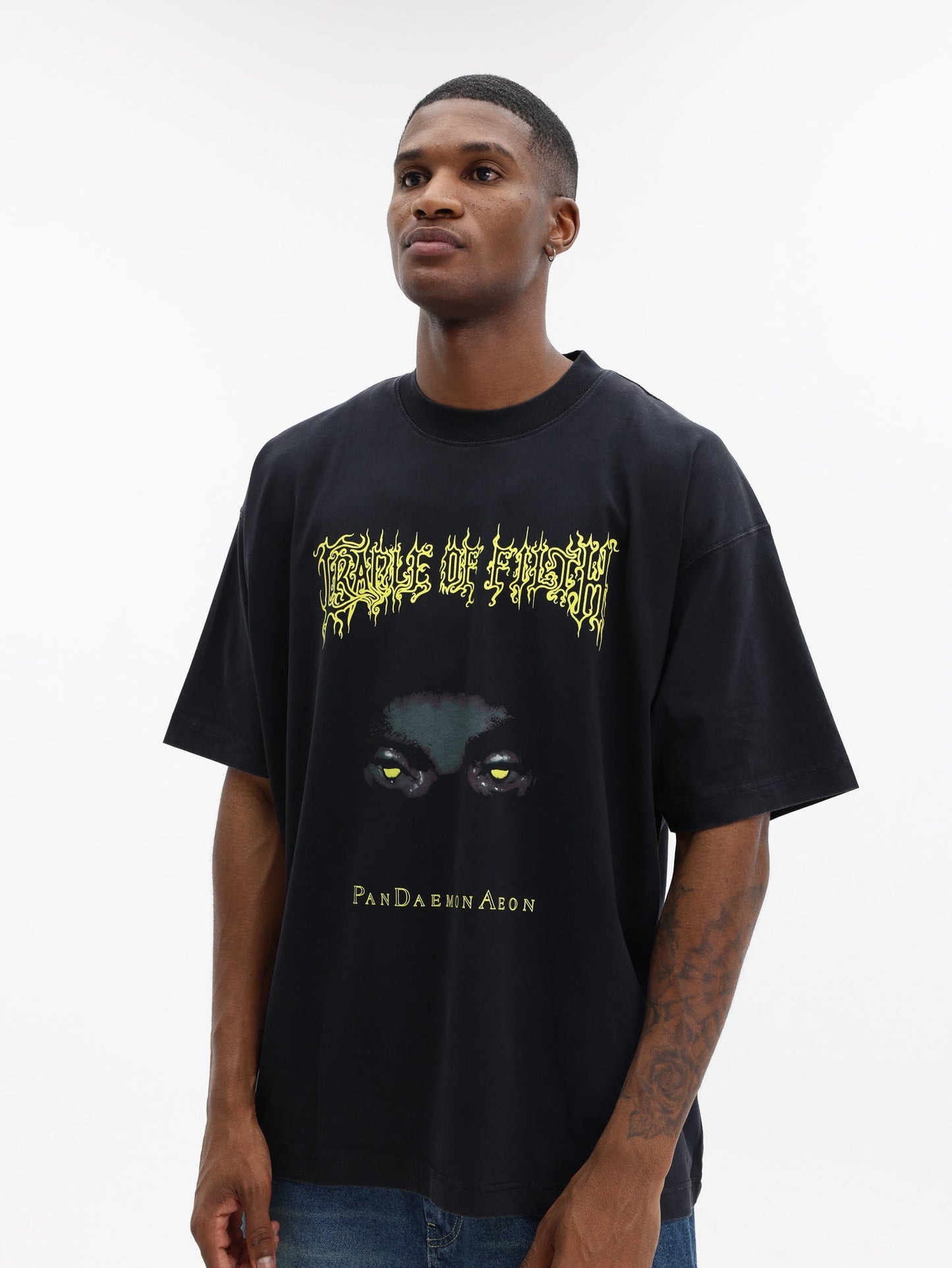 Vetements T-Shirt Cof Pandaemonaeon Oversized Black