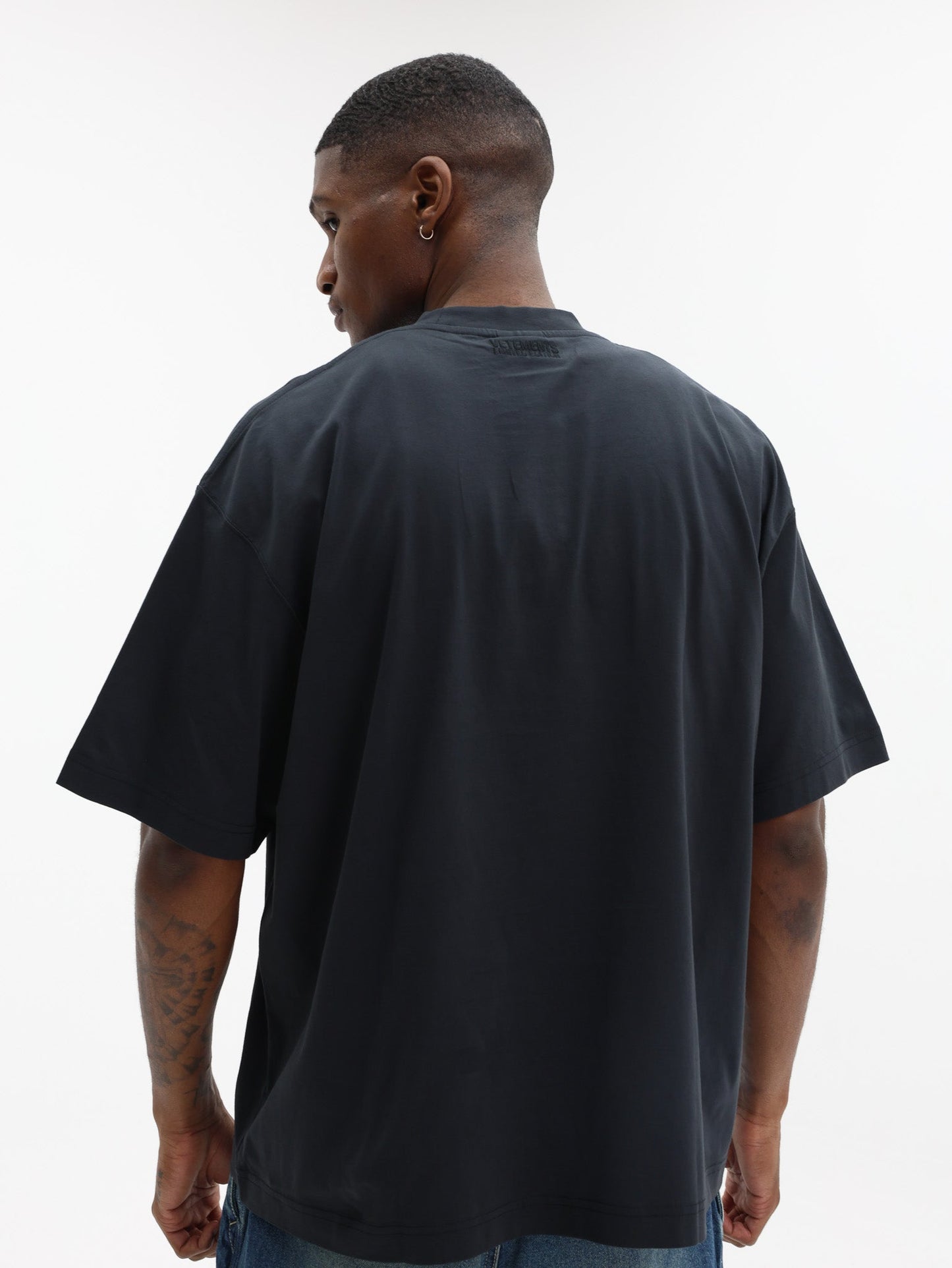 Vetements T-Shirt Bats Logo Regular Black