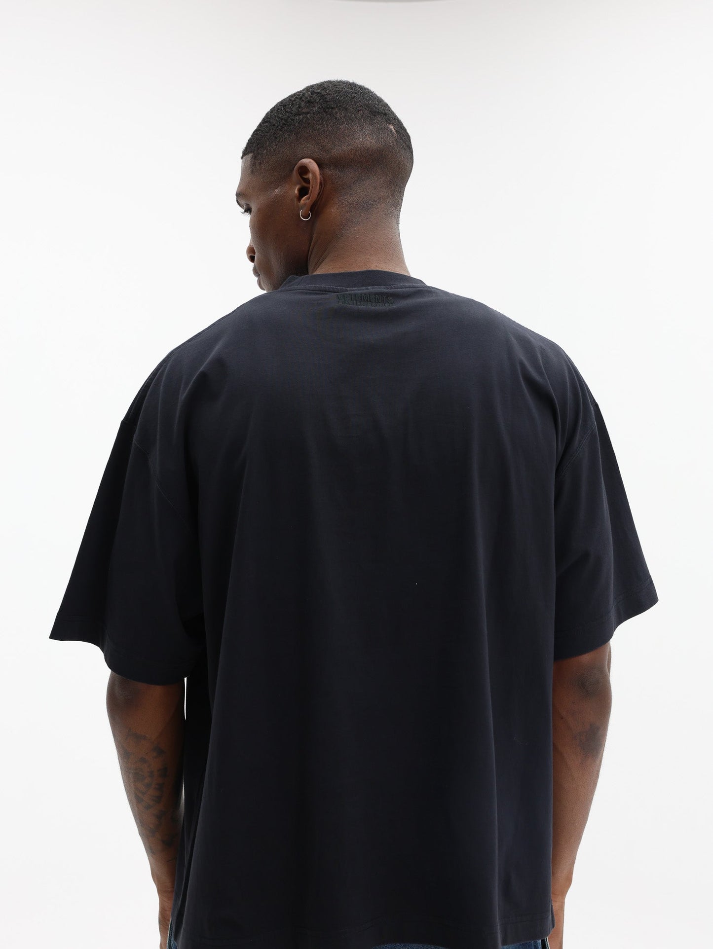 Vetements T-Shirt Fuck Regular Black