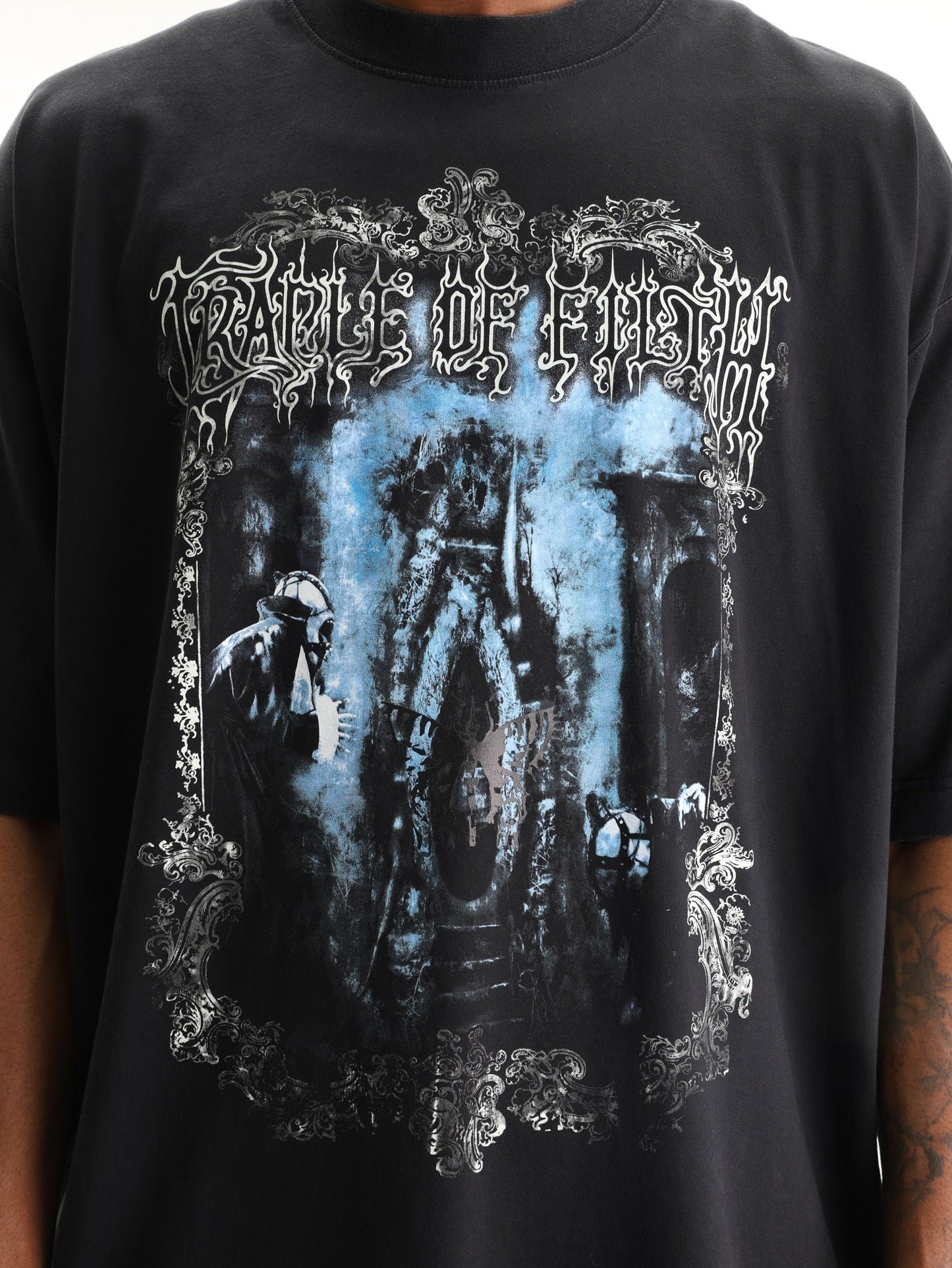 Vetements T-Shirt Cof Butterfly Oversized Black