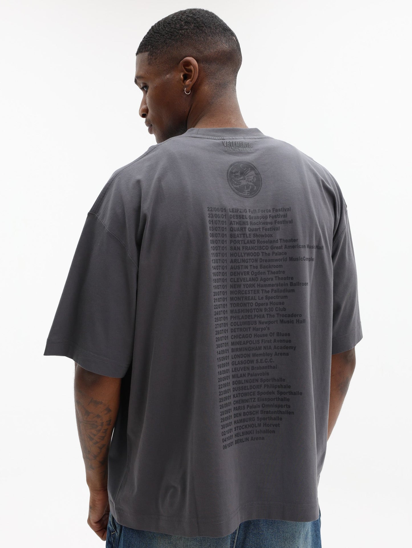 Vetements T-Shirt Cof Dripping Logo Regular Magnet