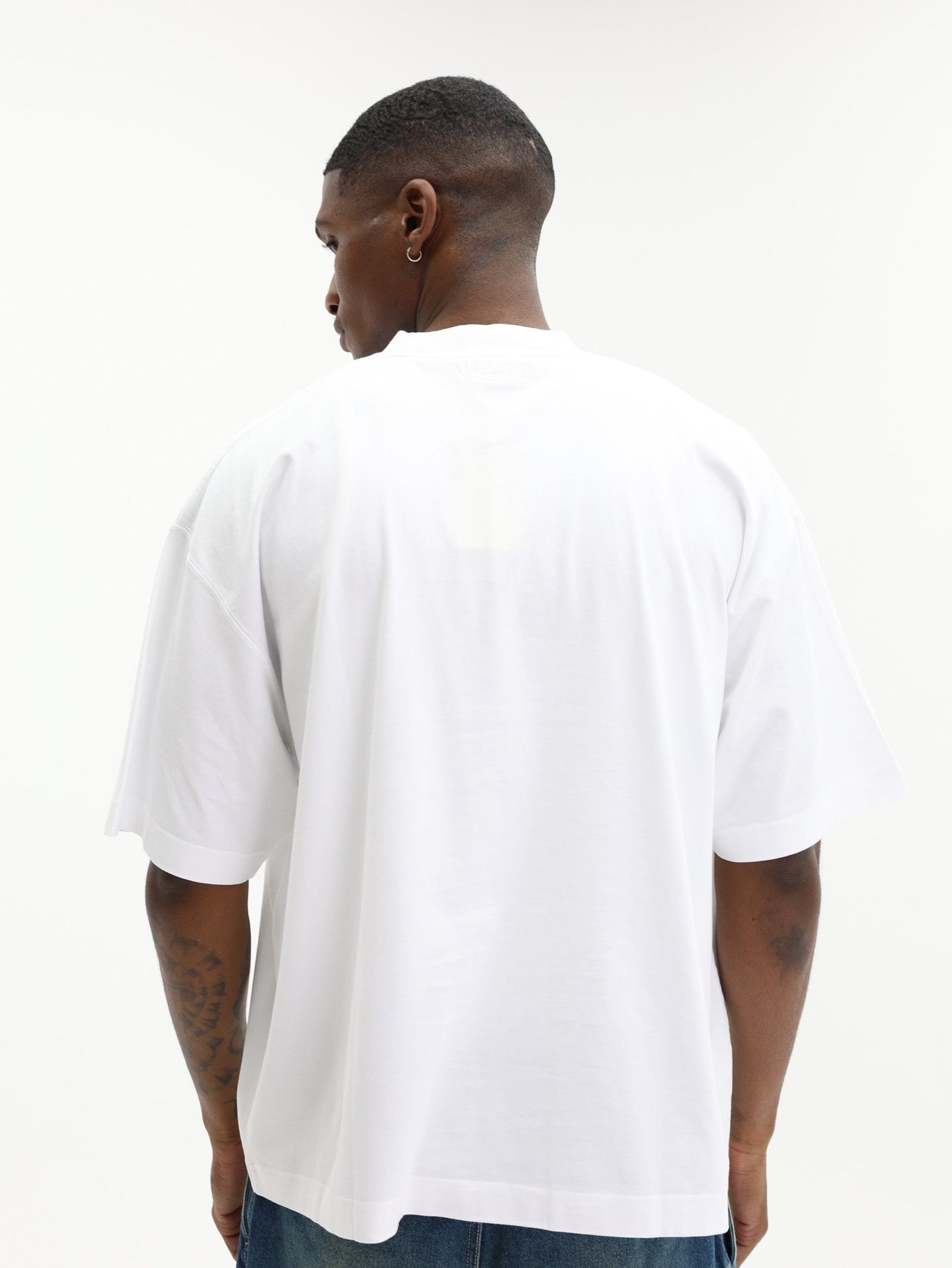 Vetements T-Shirt Bats Logo Regular White
