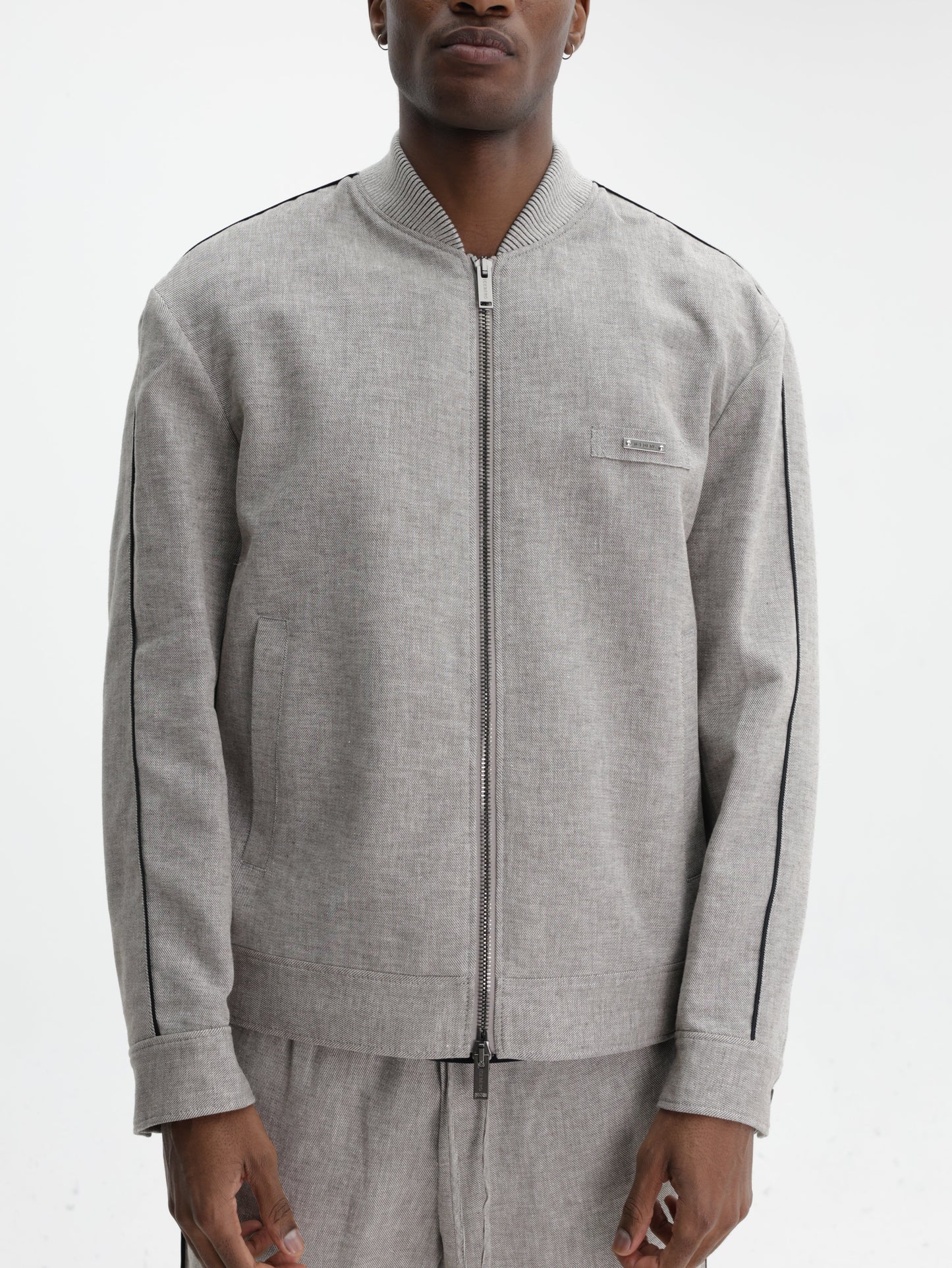 Iceberg Jacket Zip High Neck  Sand