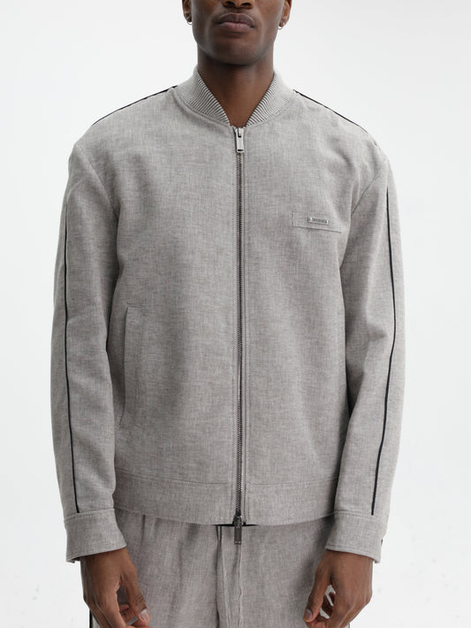 Iceberg Jacket Zip High Neck  Sand