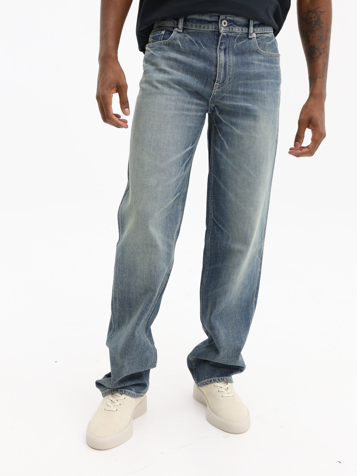 Kenzo Jeans Stretched Denim Blue