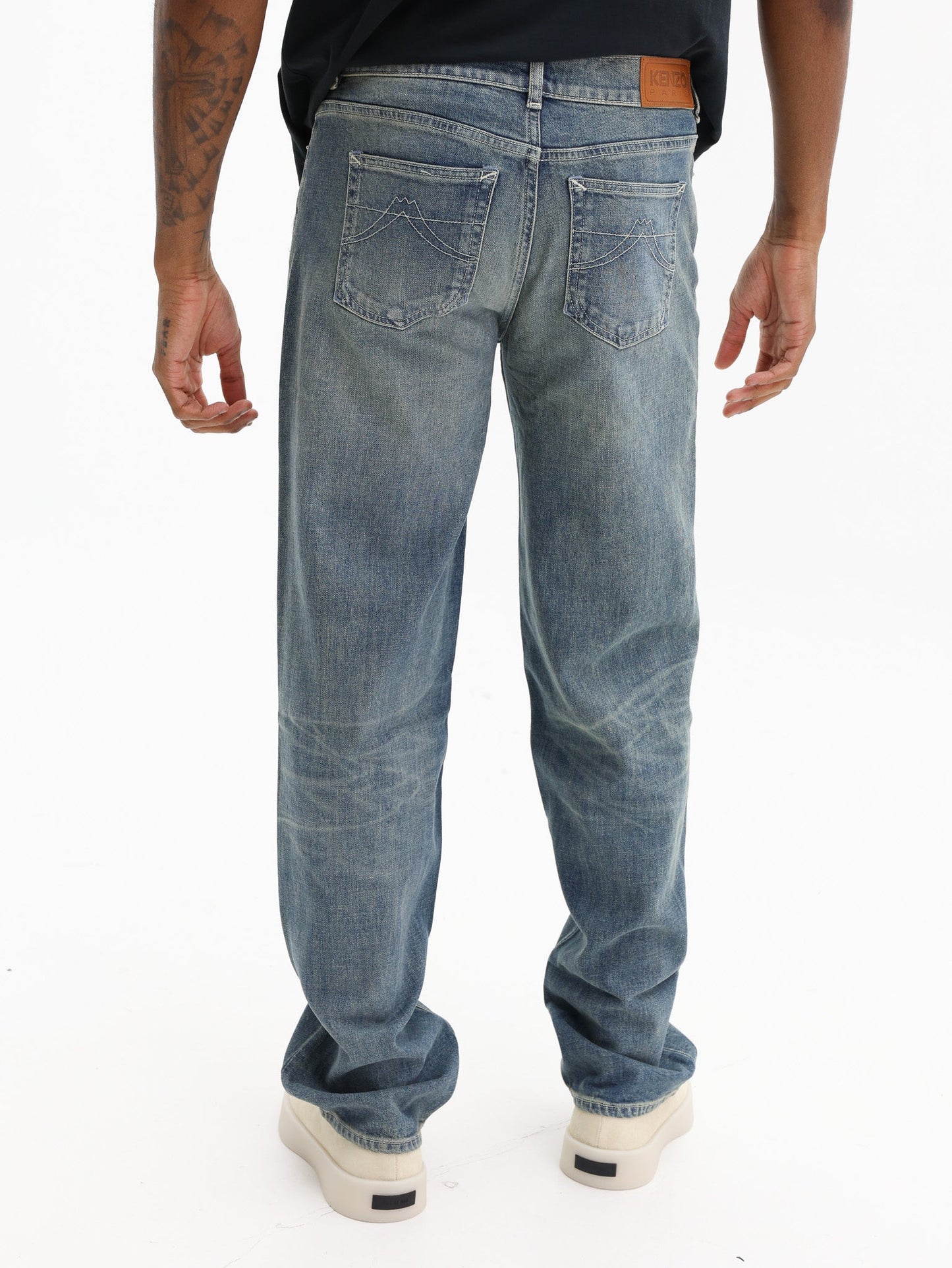 Kenzo Jeans Stretched Denim Blue