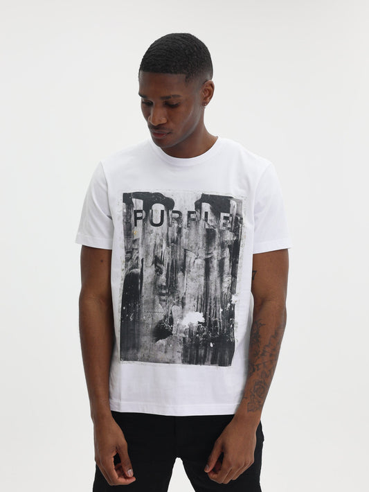 Purple T-Shirt Clean White