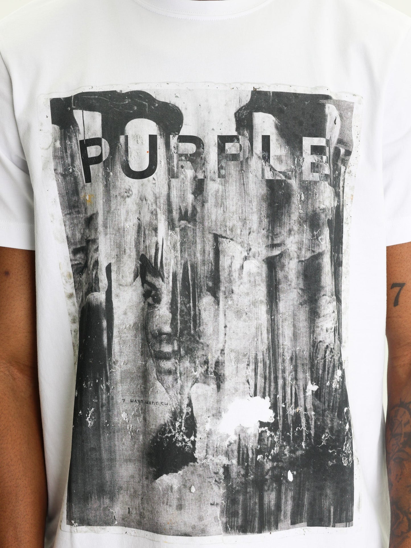 Purple T-Shirt Clean White