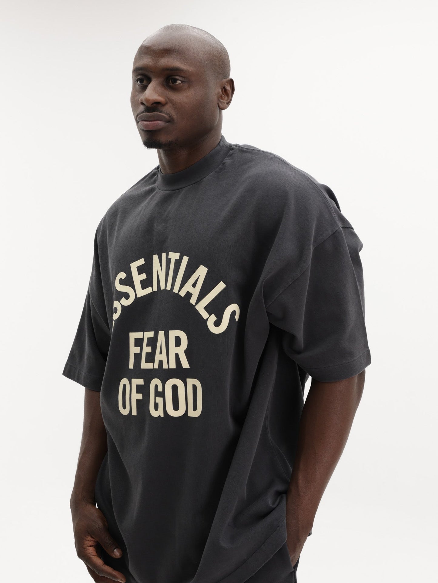 Fear Of God T-Shirt Campus 90'S Short Sleeve Black