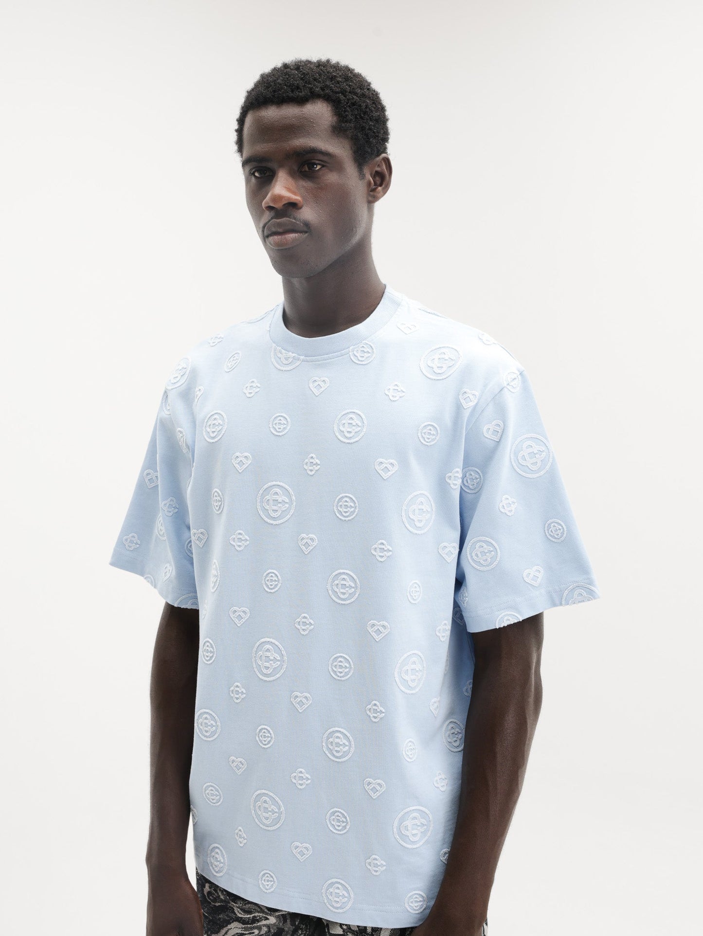 Casablanca T-Shirt Oversized Applique Monogram