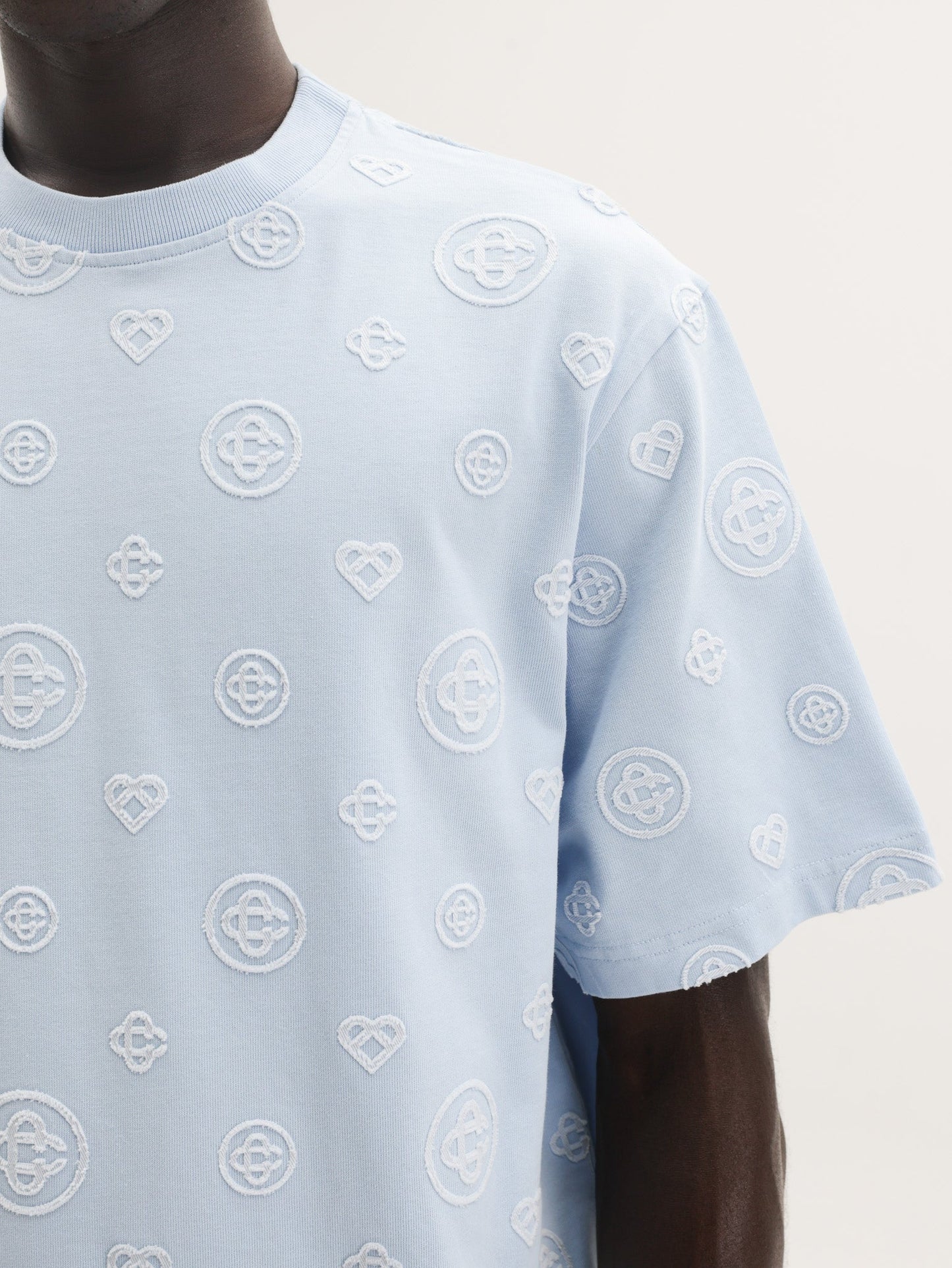 Casablanca T-Shirt Oversized Applique Monogram