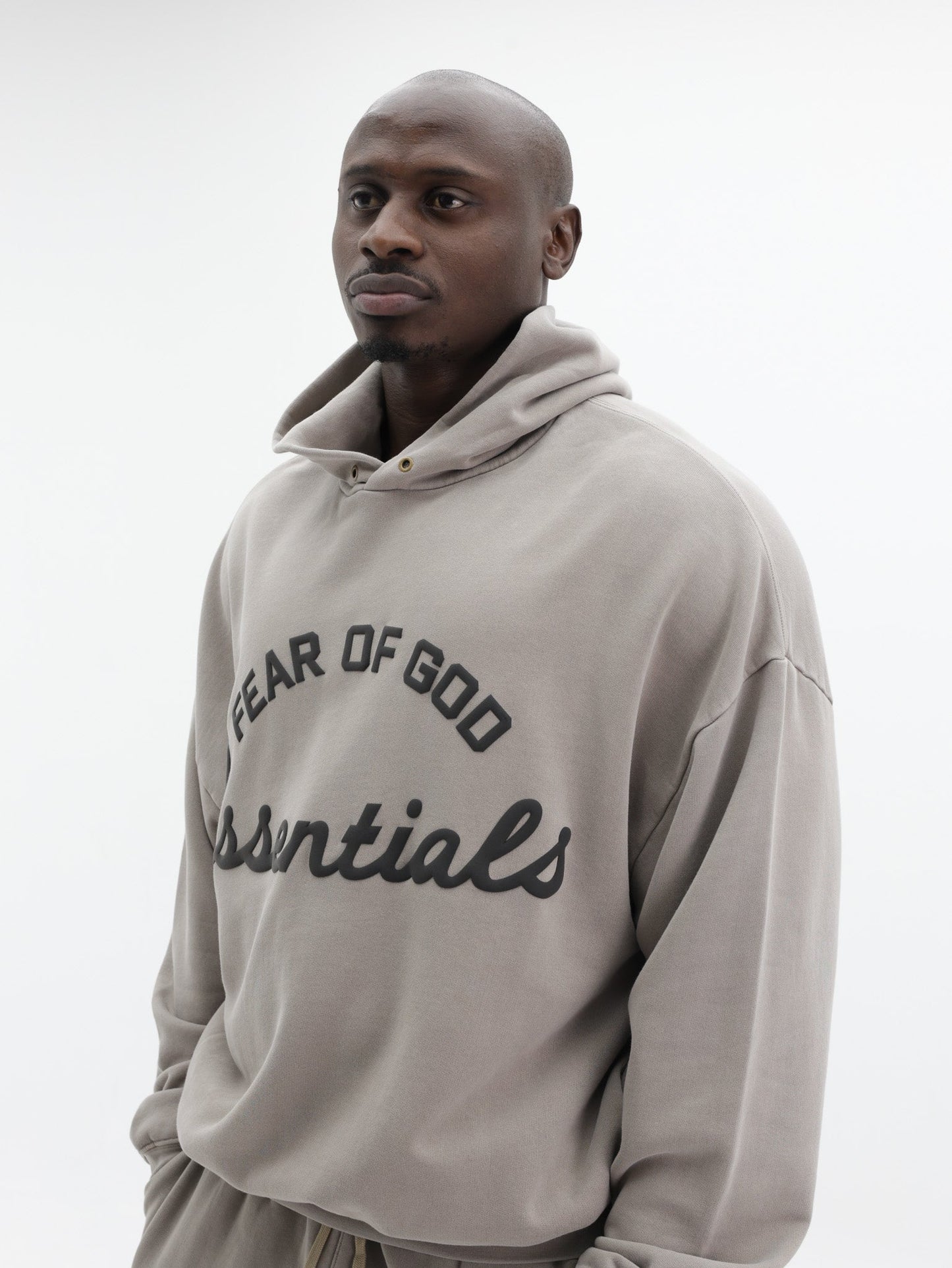 Fear Of God Sweater Training 90'S Hoodie Light Grey