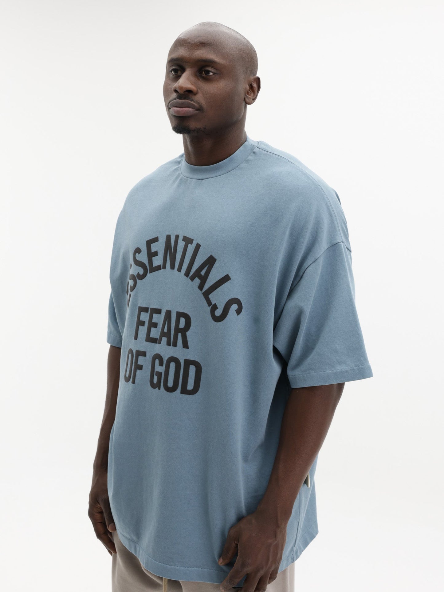 Fear Of God T-Shirt Campus 90'S  Short Sleeve Grey