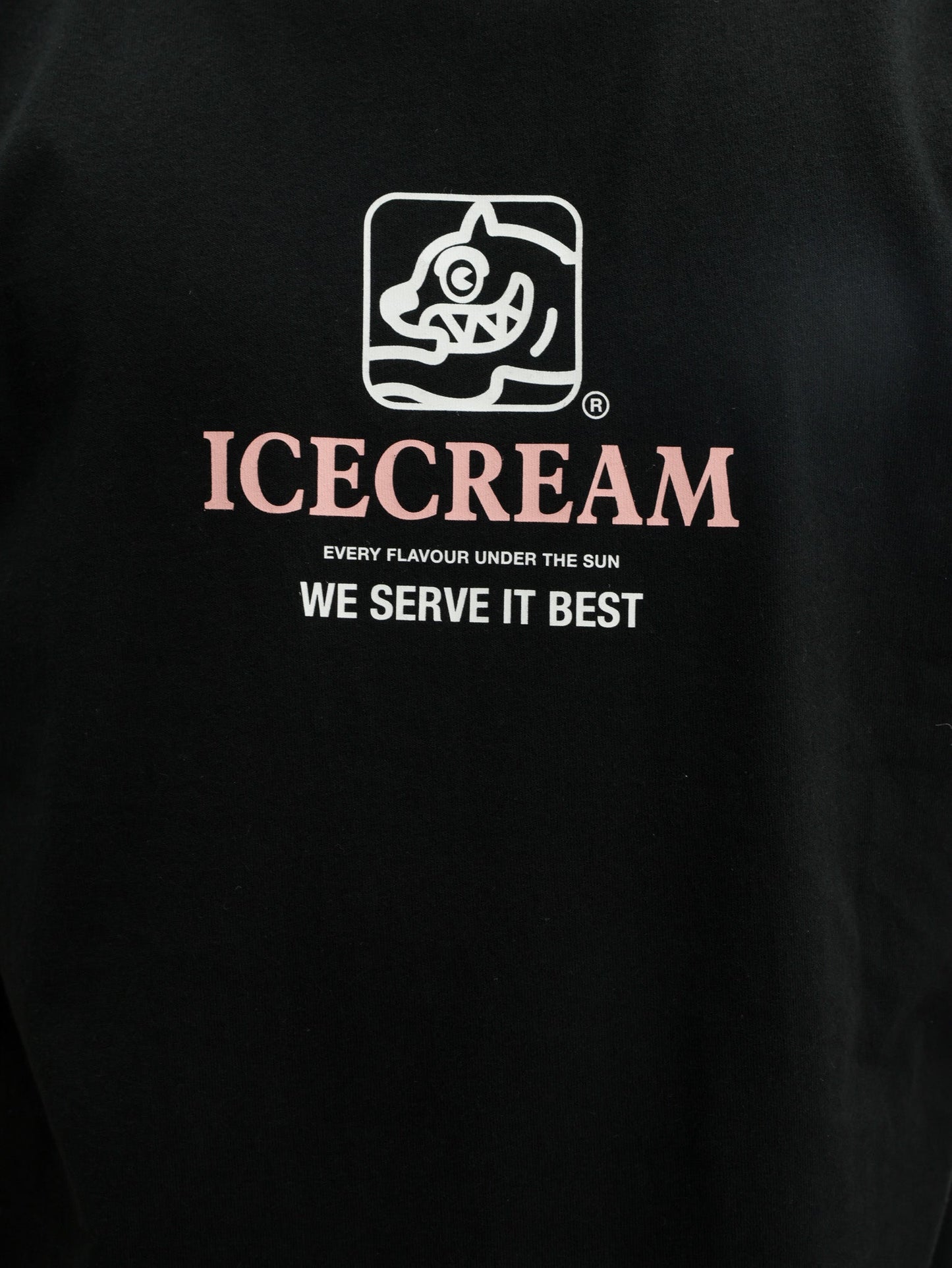 Ice Cream T-Shirt Serve It Best Black