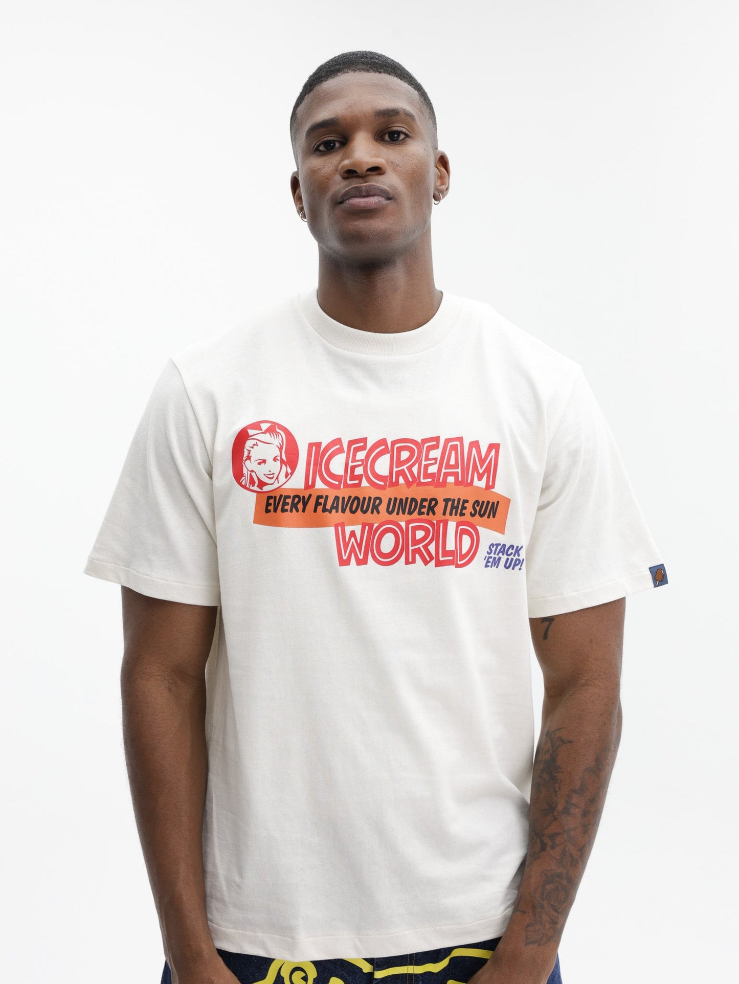 Ice Cream T-Shirt Off White Every Flavour White