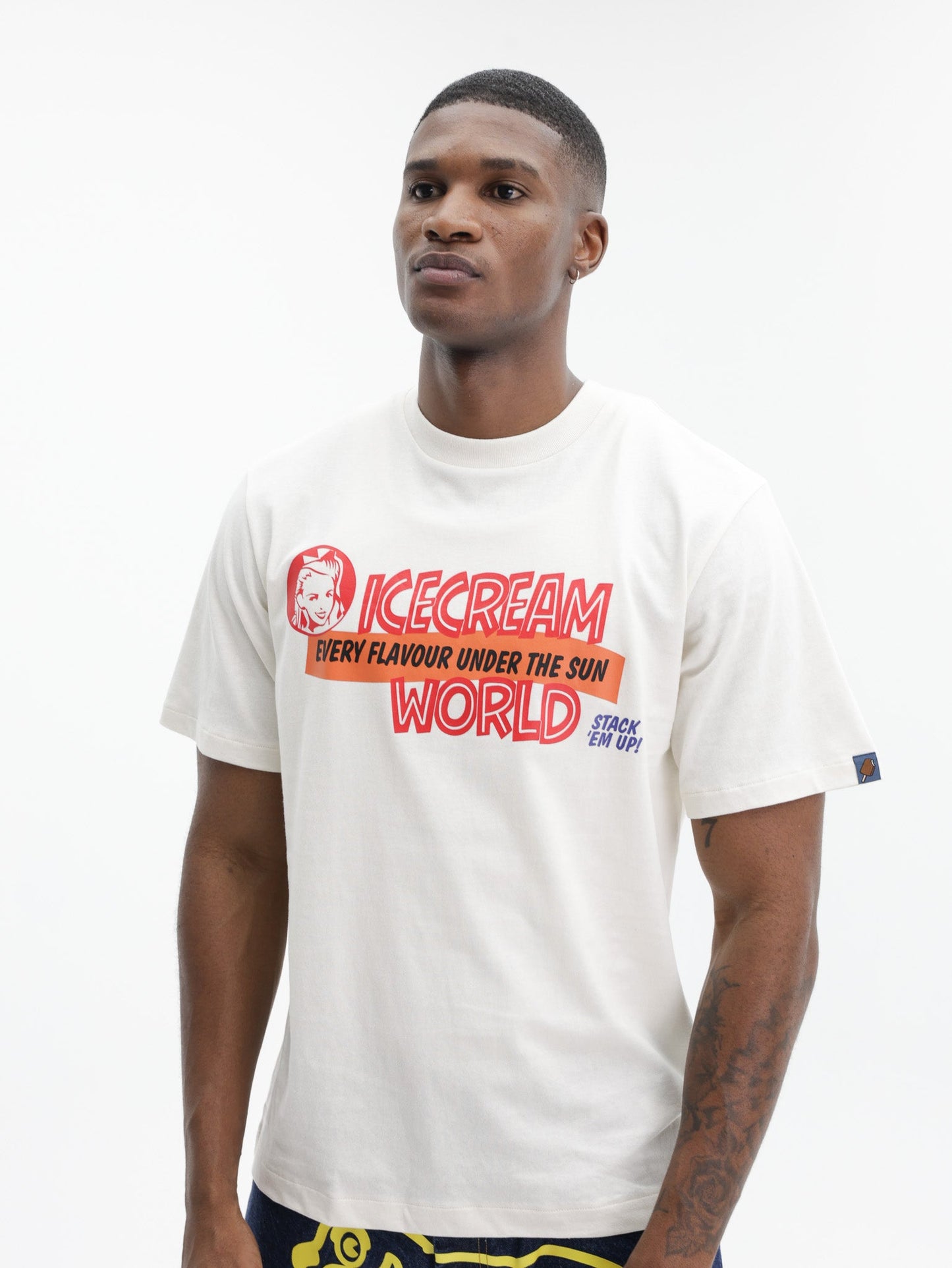 Ice Cream T-Shirt Off White Every Flavour White