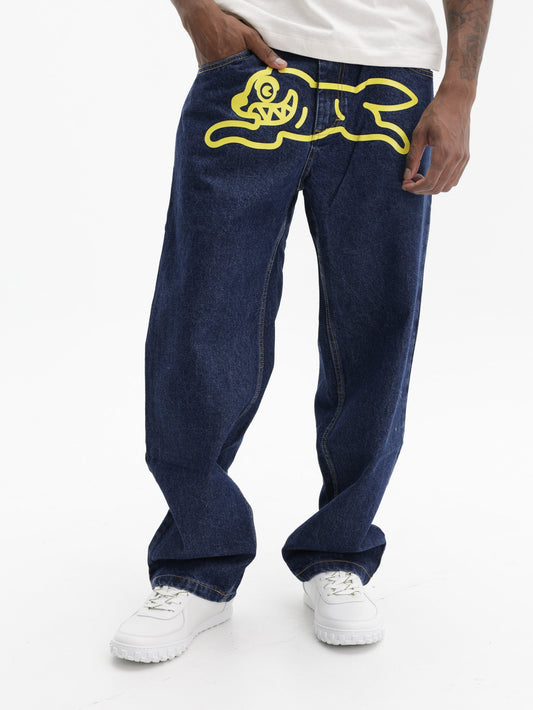 Ice Cream Jeans Running Dog Double Scoop Indigo