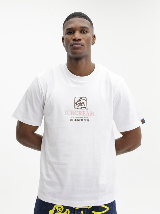 Ice Cream T-Shirt Serve It Best White