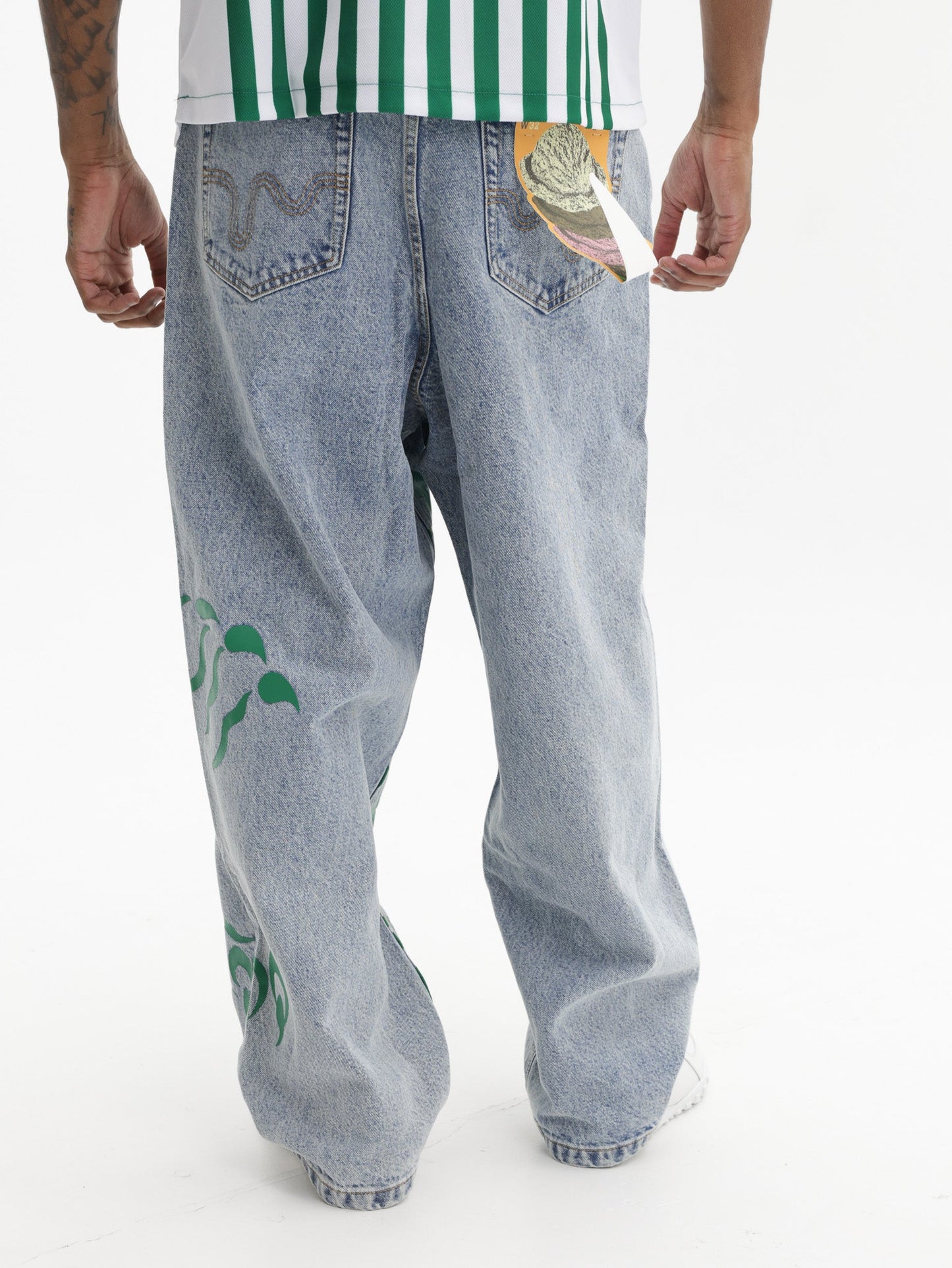 Ice Cream Jeans Triple Scoop Heavy Wash Blue