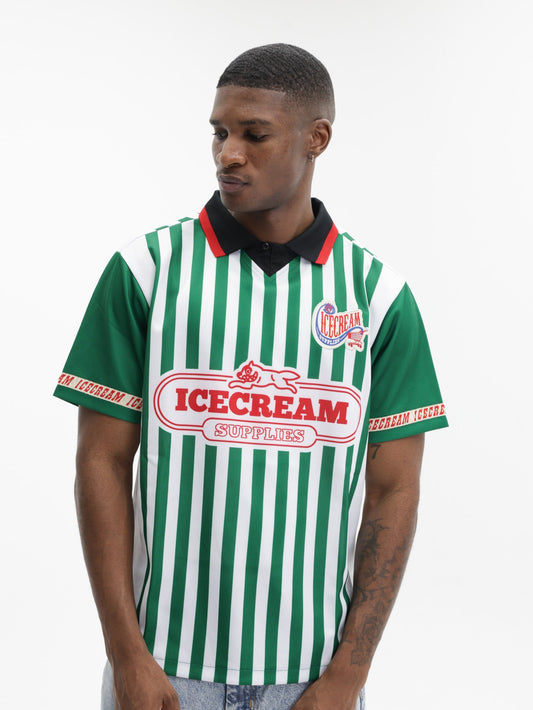 Ice Cream Shirt Striped Football Green