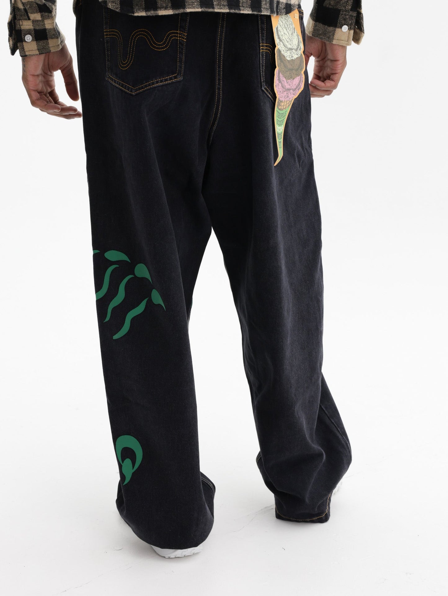 Ice Cream Jeans Triple Scoop Black