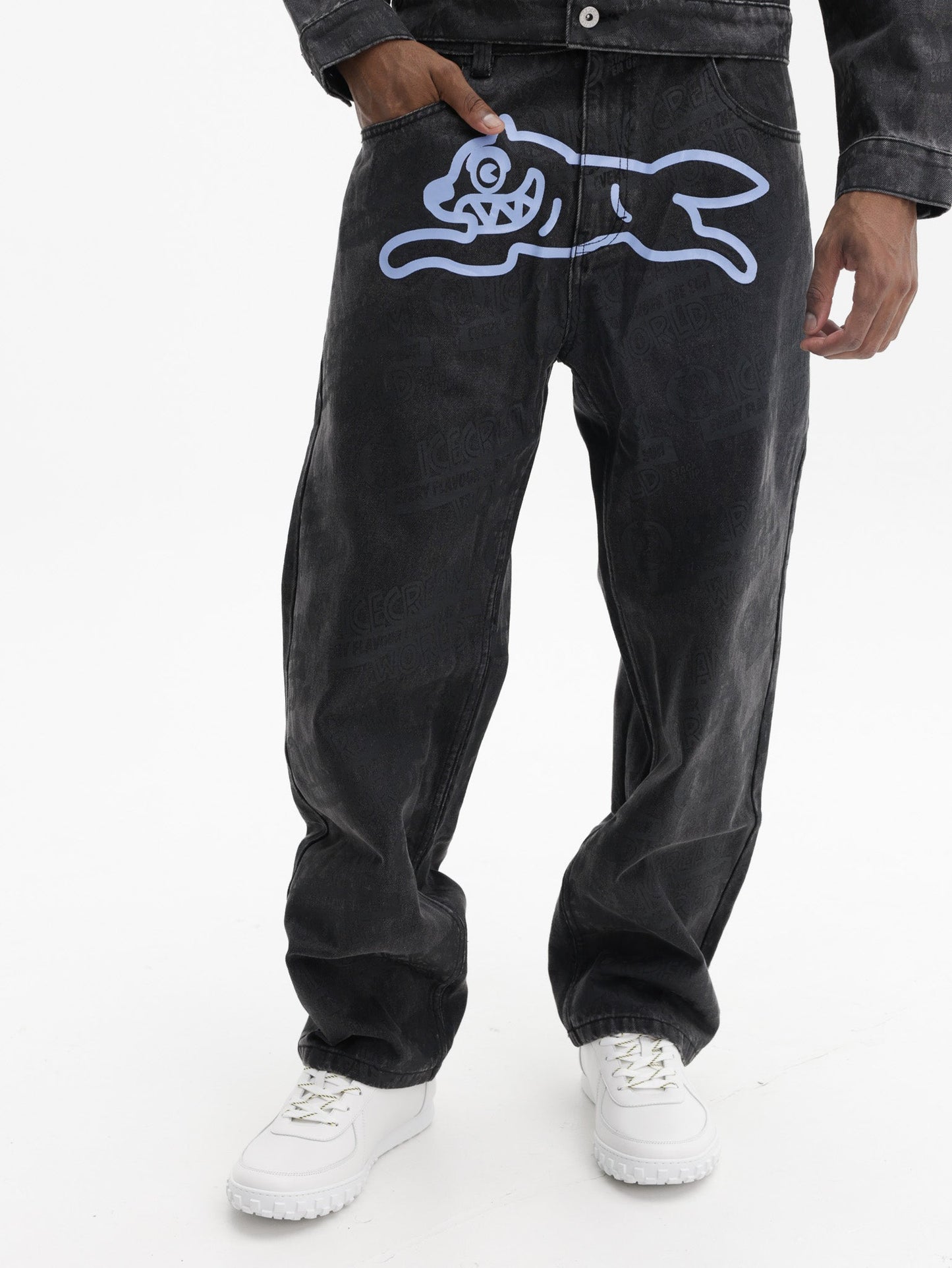 Ice Cream Jeans Every Flavour Double Scoop Washed Black