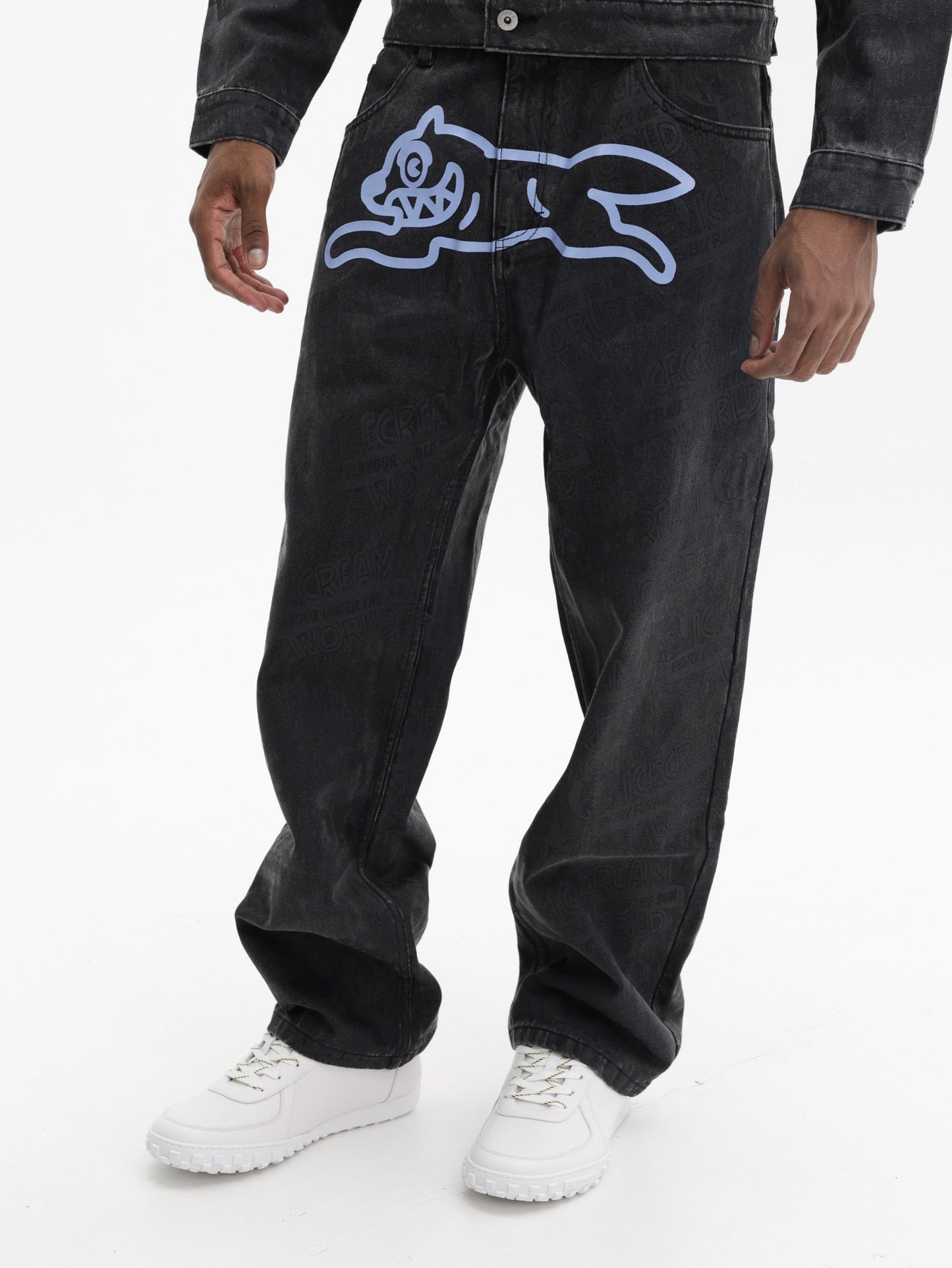 Ice Cream Jeans Every Flavour Double Scoop Washed Black