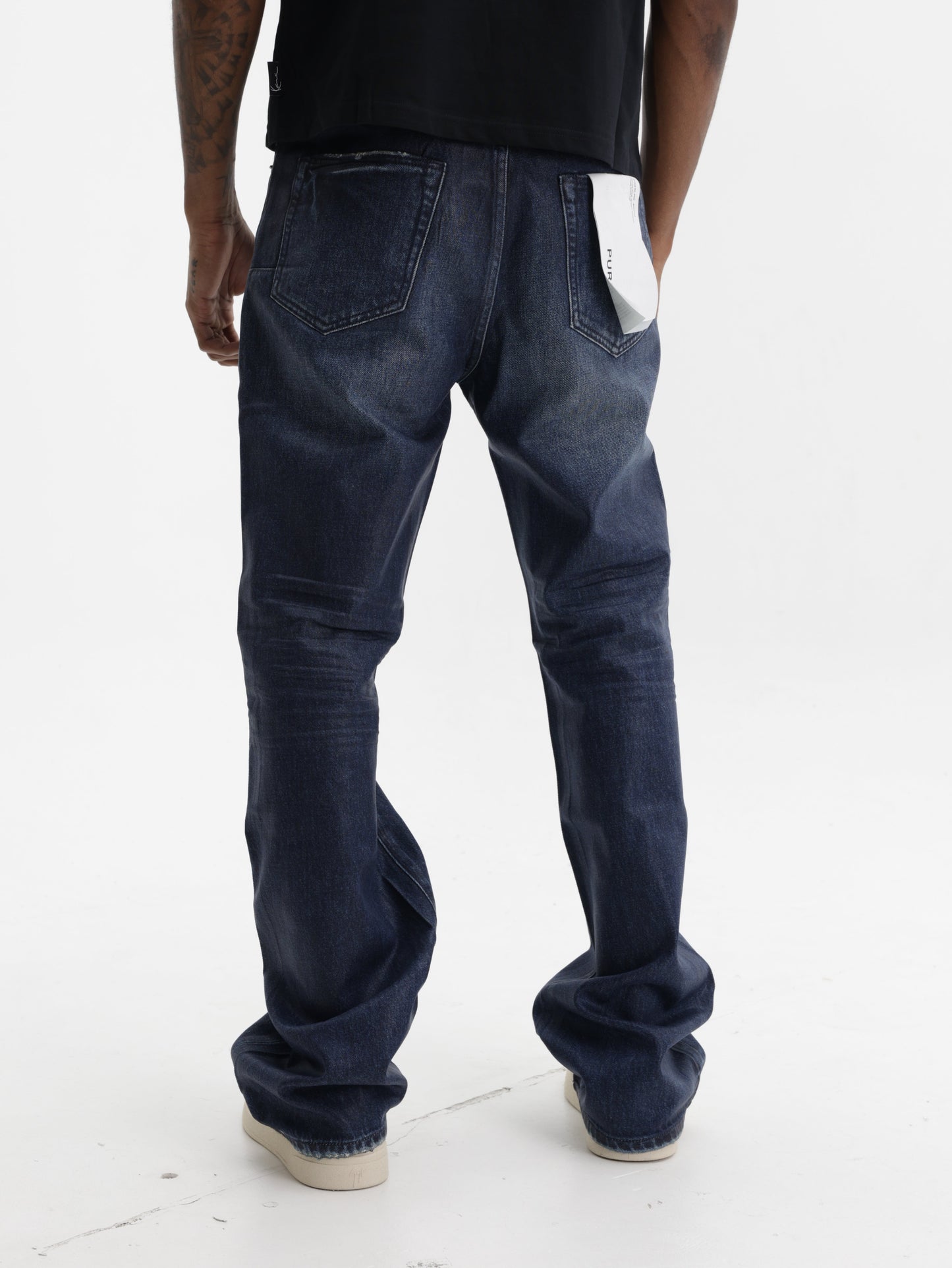 Purple Jeans Dark Vintage Boot Indigo