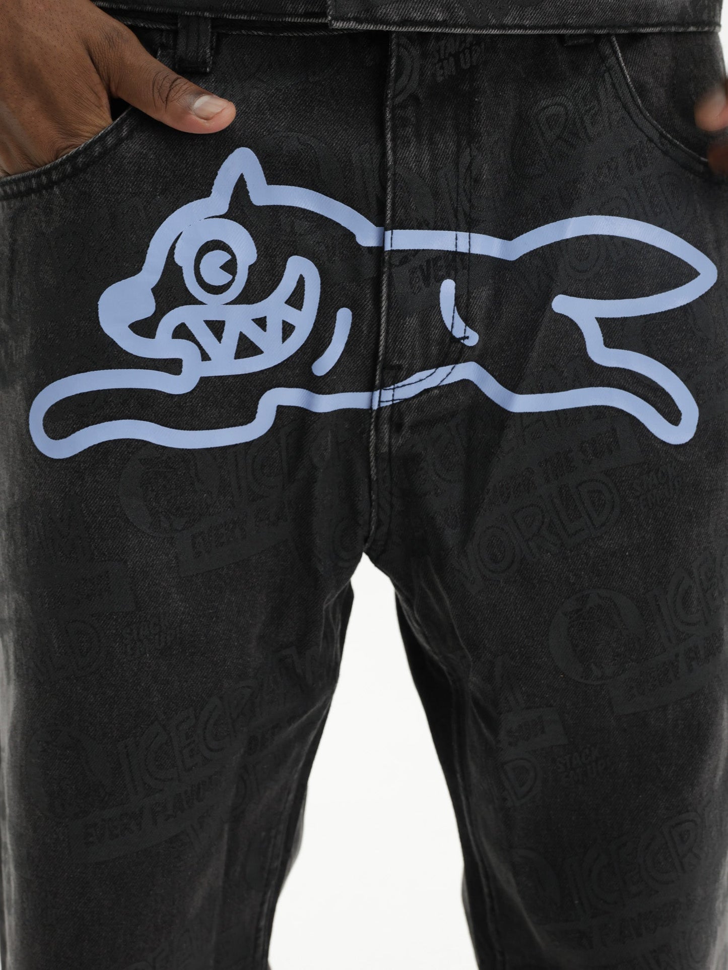 Ice Cream Jeans Every Flavour Double Scoop Washed Black