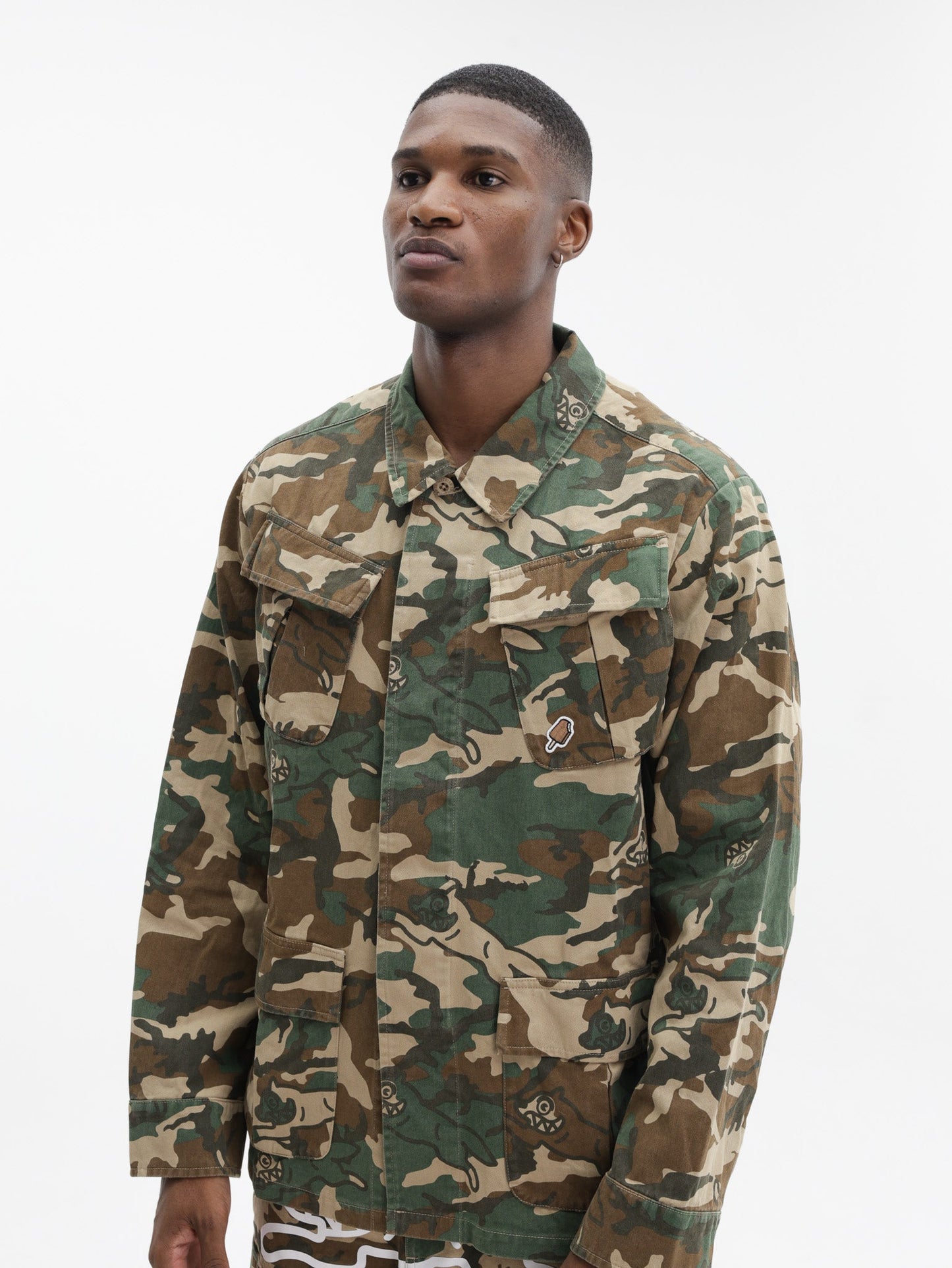 Ice Cream Jackets Camo Running Dog Woodland Camo Field
