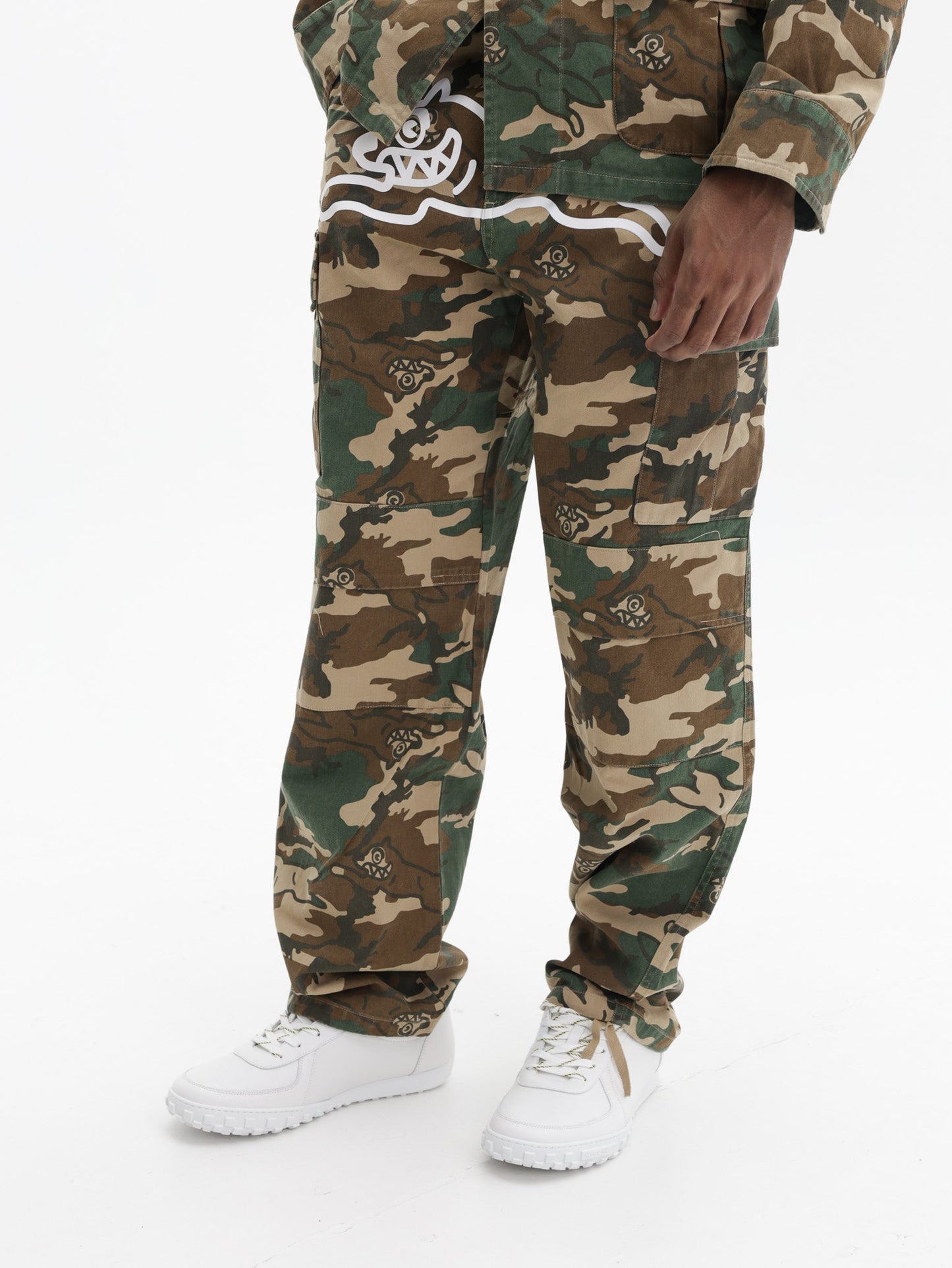 Ice Cream Pants Running Dog Camo