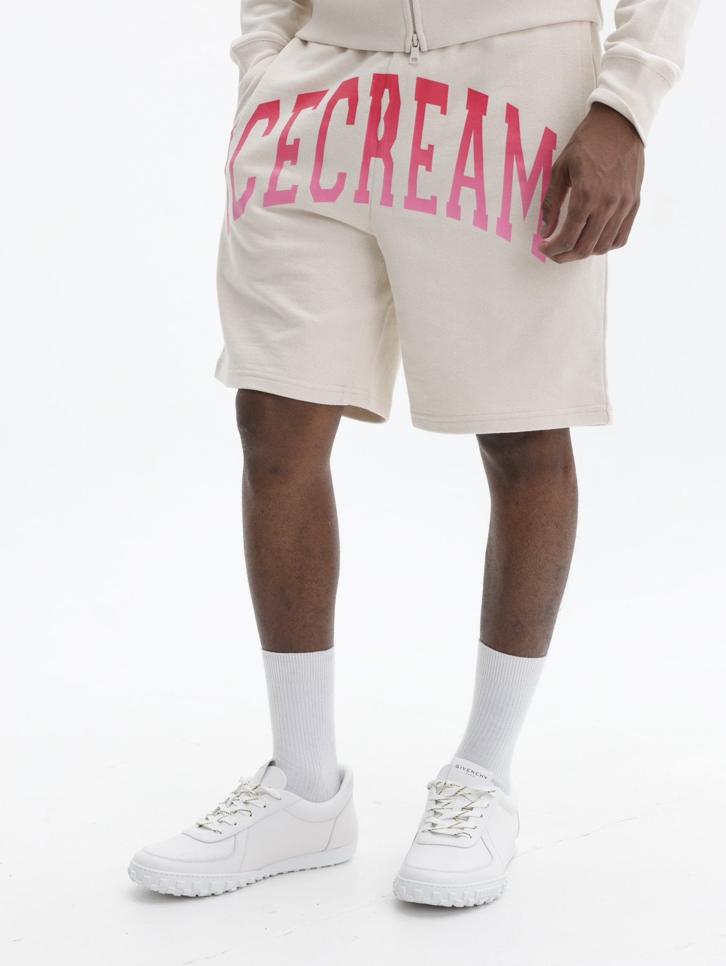 Ice Cream Shorts Gradient Ecru